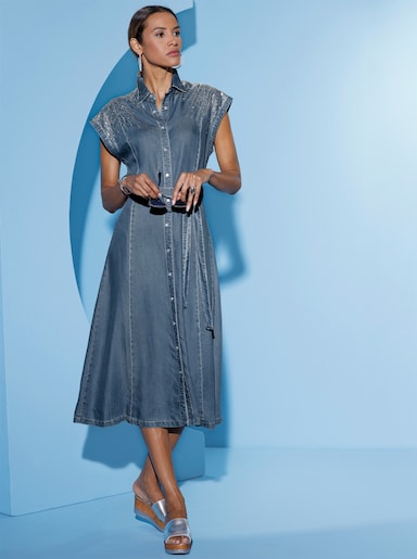 Jeanskleid - blue-bleached