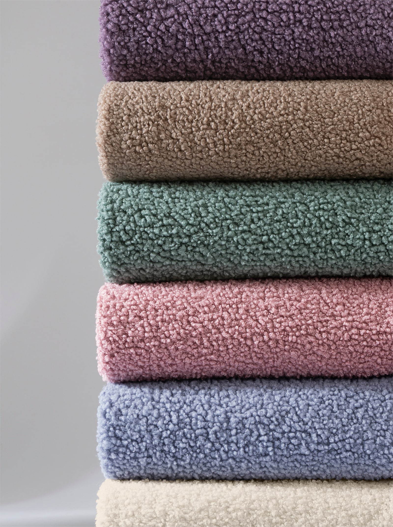 Fleecejacke mit Reissverschluss-Taschen - champagner