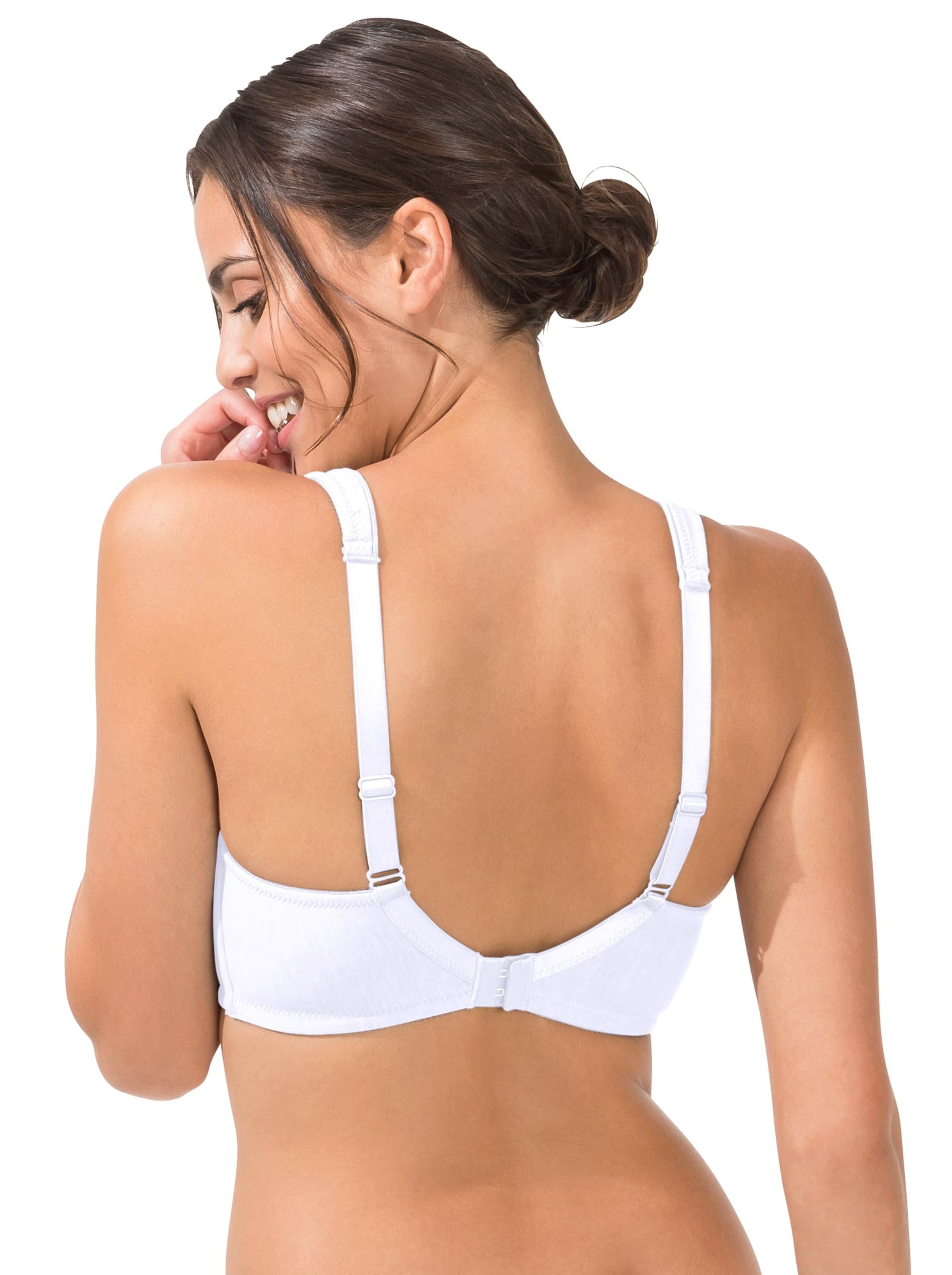 wäschepur BH ohne Bügel - weiß