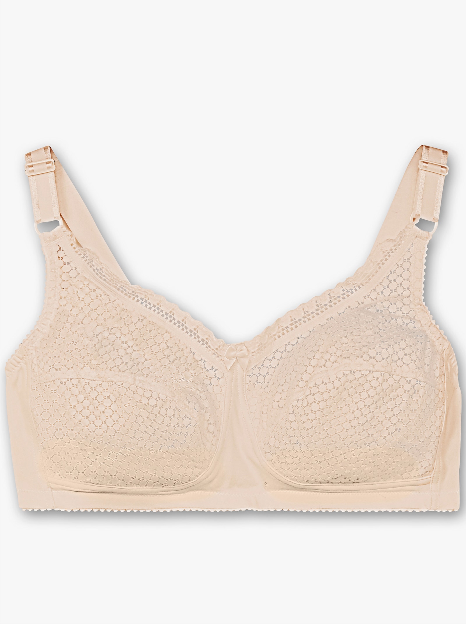 Miss Mary BH ohne Bügel mit vorne verstellbaren Trägern - beige