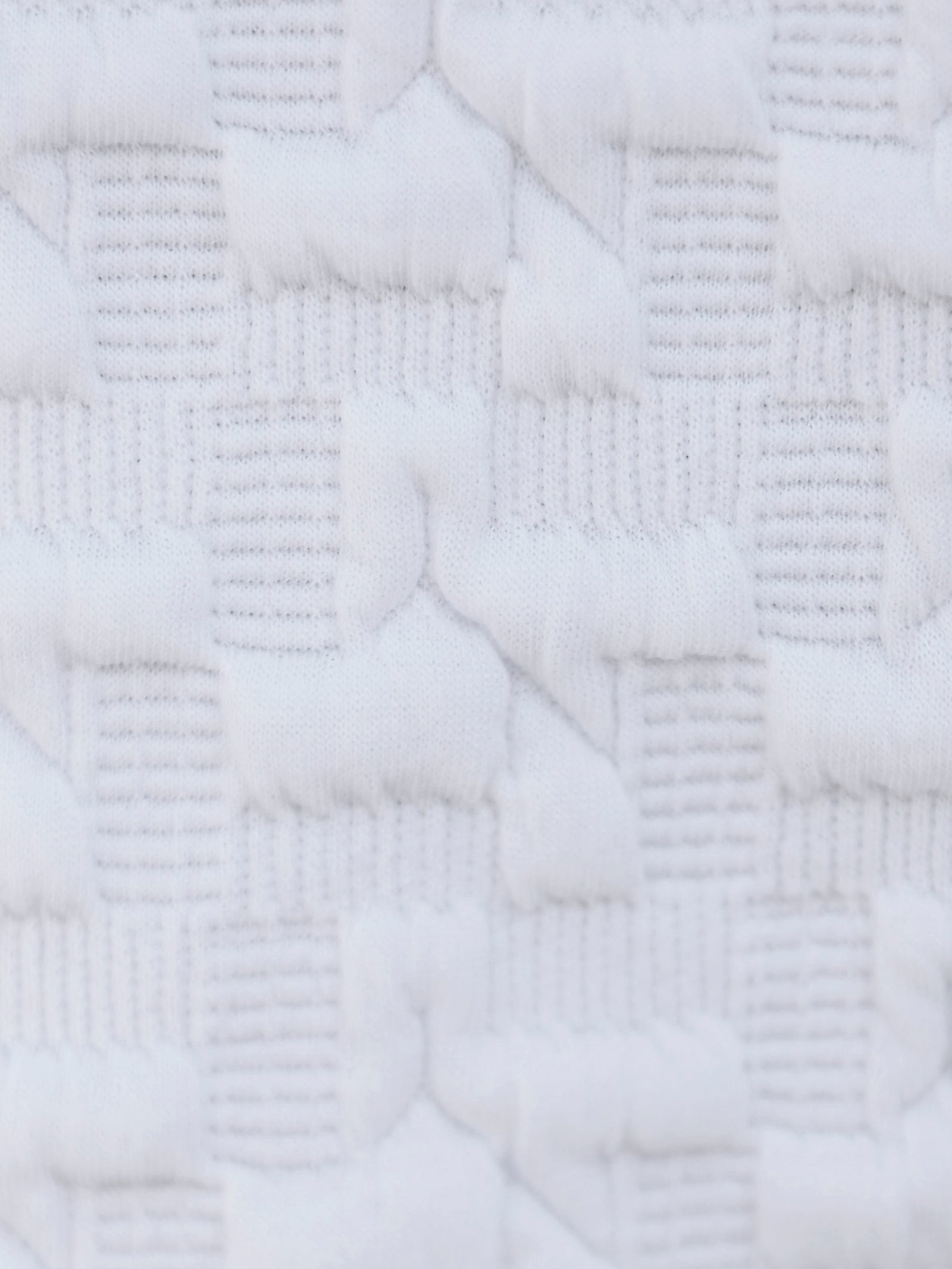 Sweatshirt mit Jacquard-Struktur - weiß