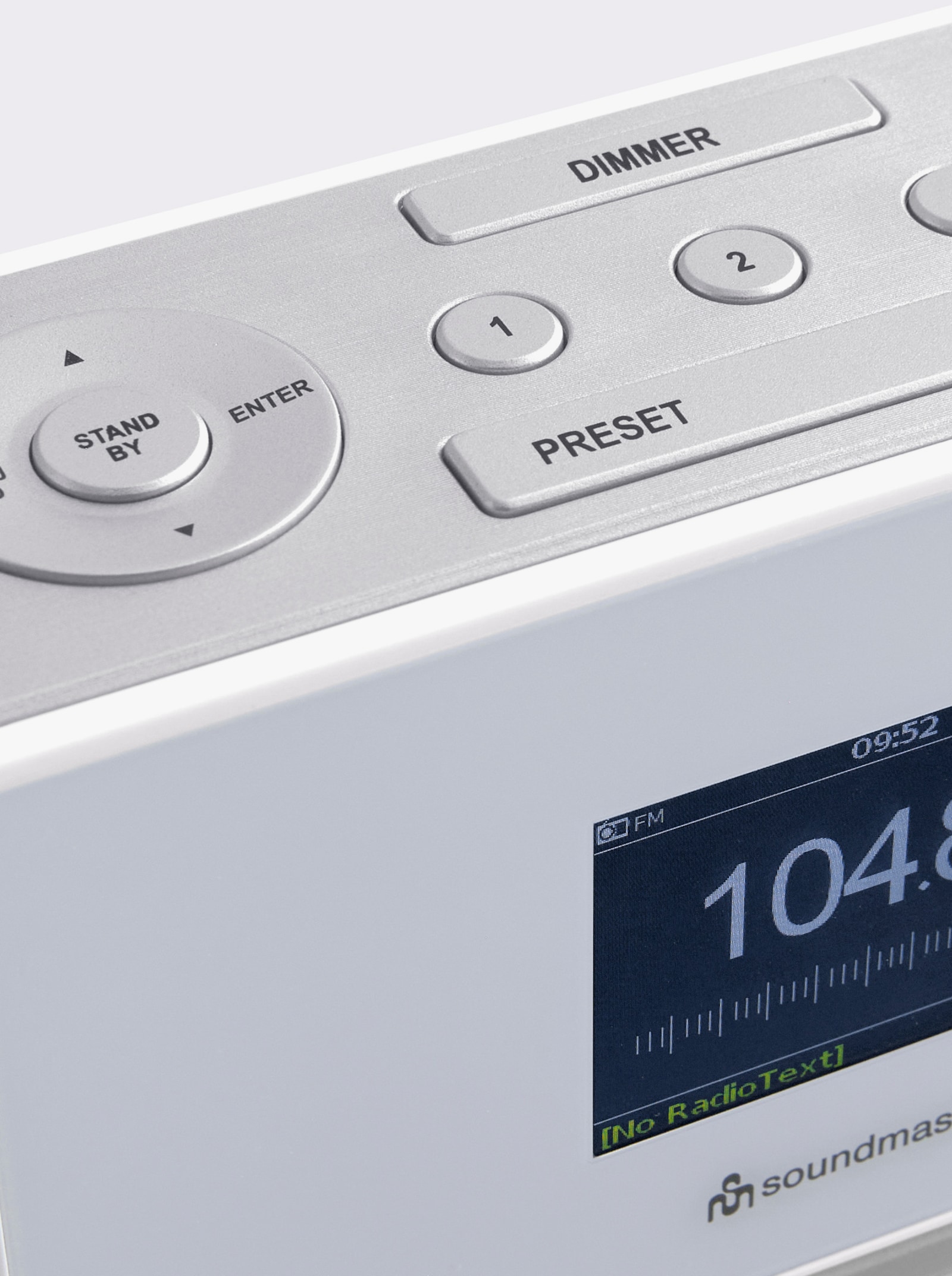 soundmaster Radiowecker - weiß