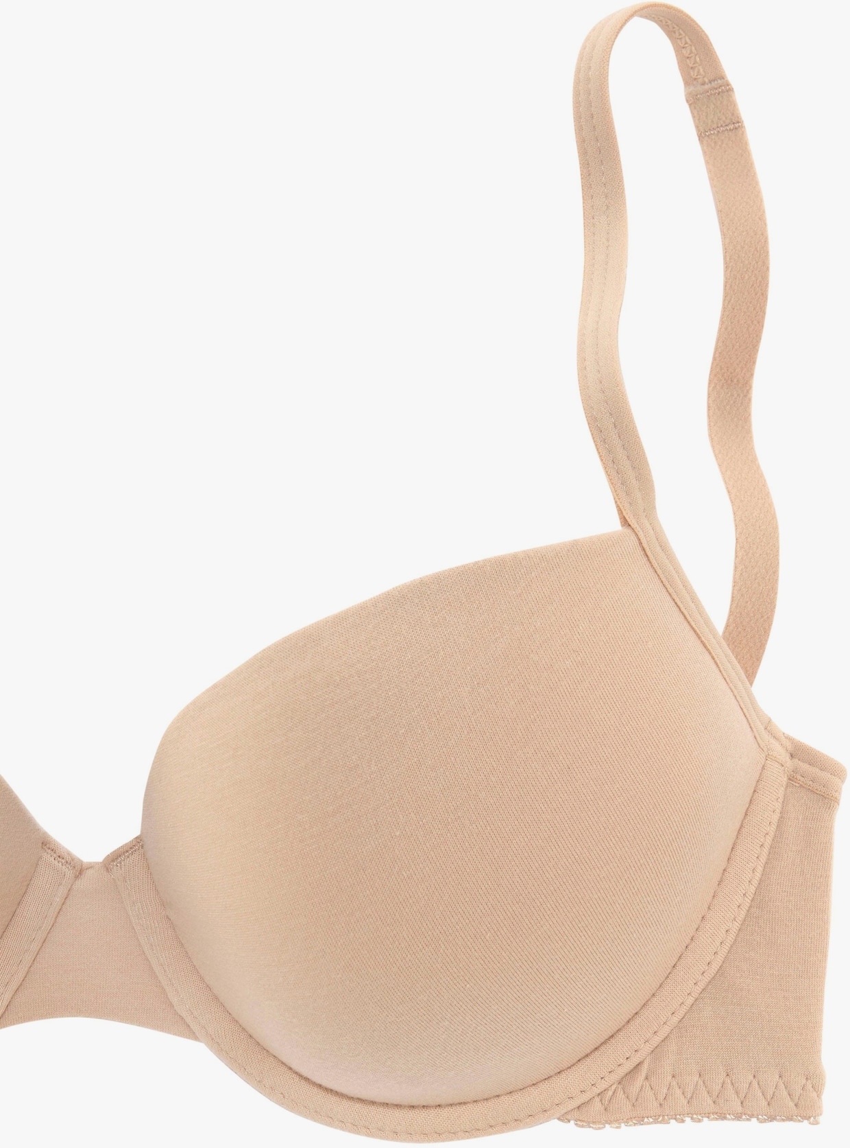 petite fleur Push-up-BH - caramel+weiss