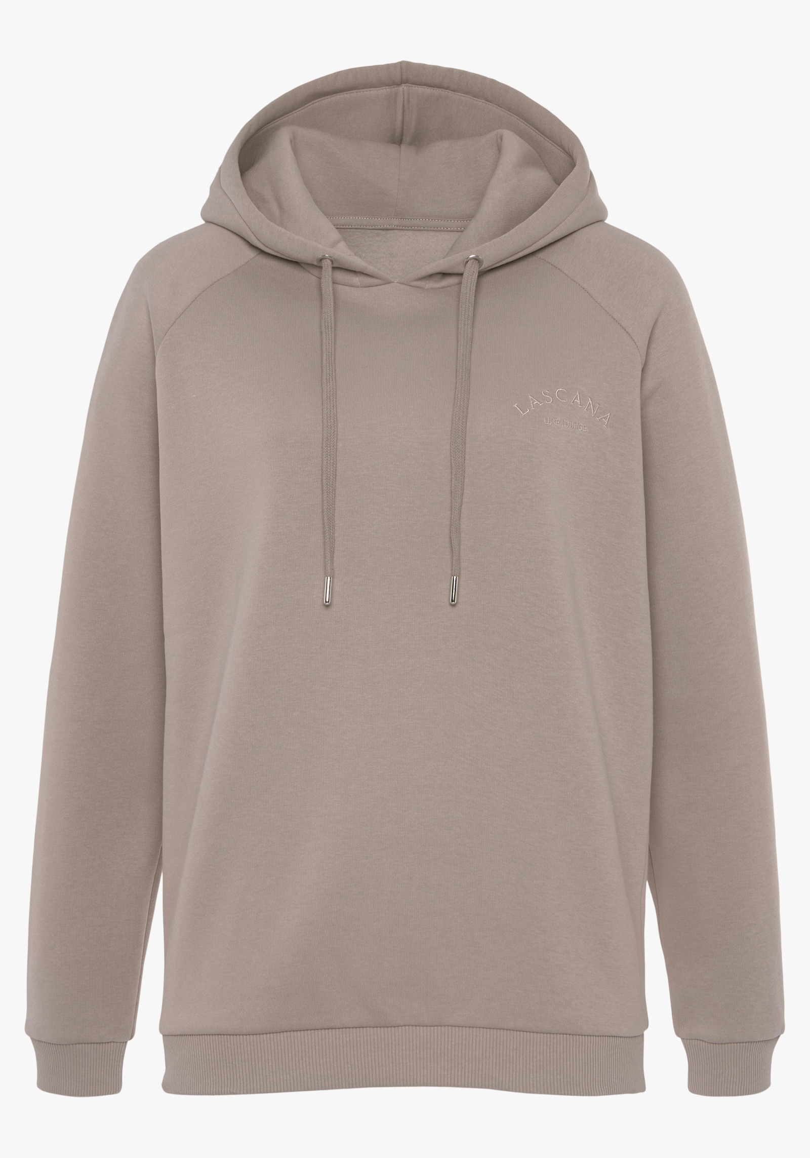 LASCANA Kapuzensweatshirt - taupe