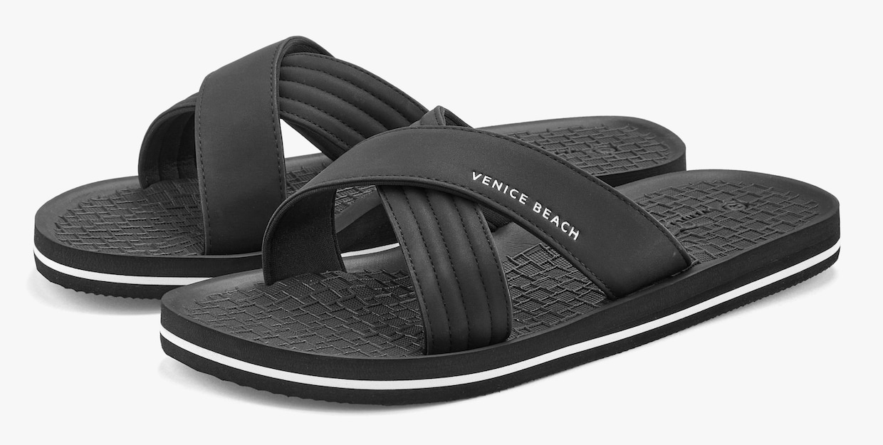 Venice Beach Pantolette - schwarz