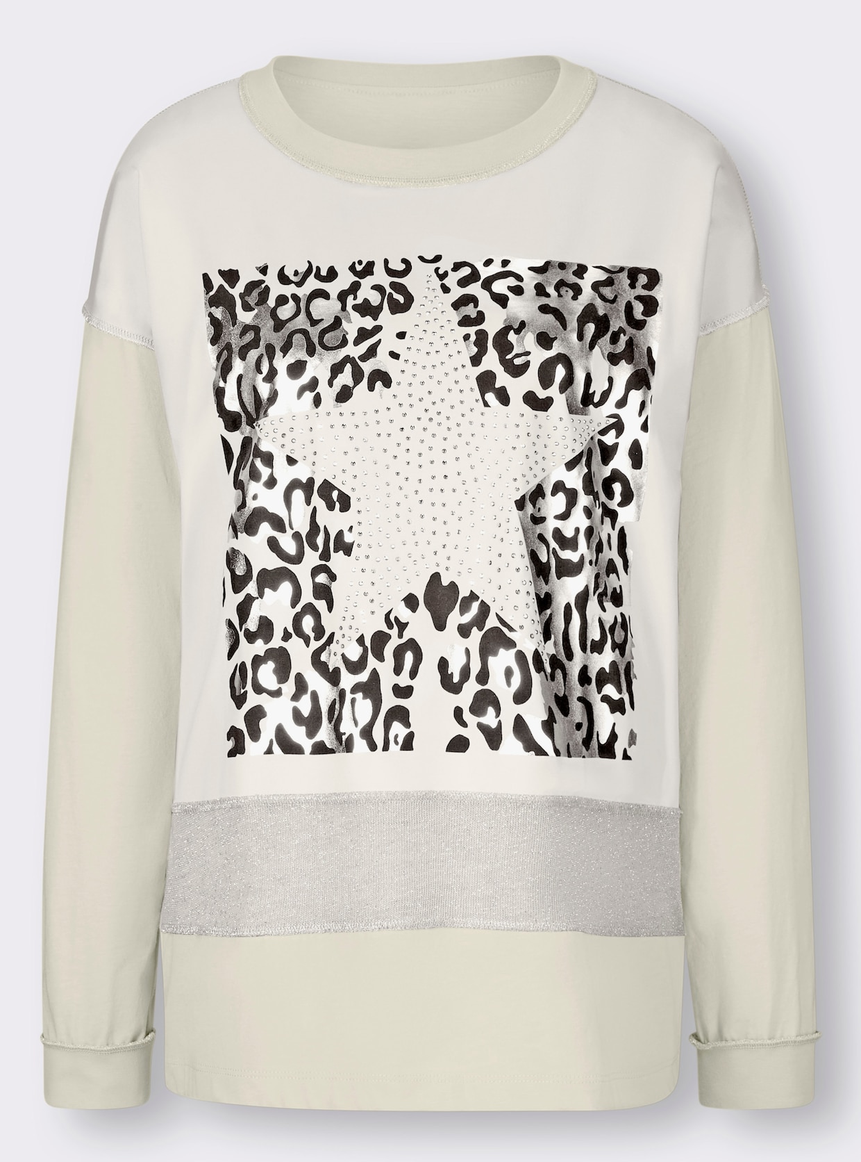 heine Shirt met lange mouwen - zand