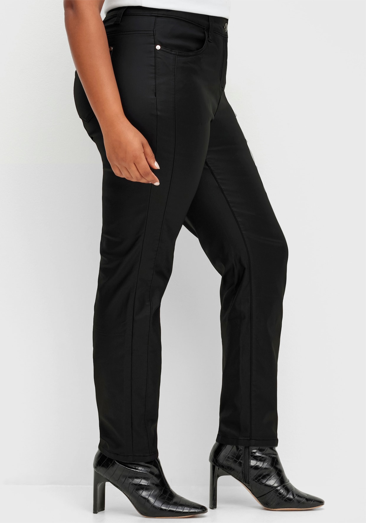 sheego Thermohose - schwarz