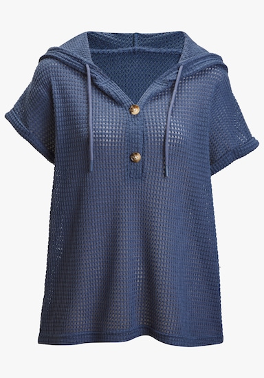 LASCANA Strandshirt - blau
