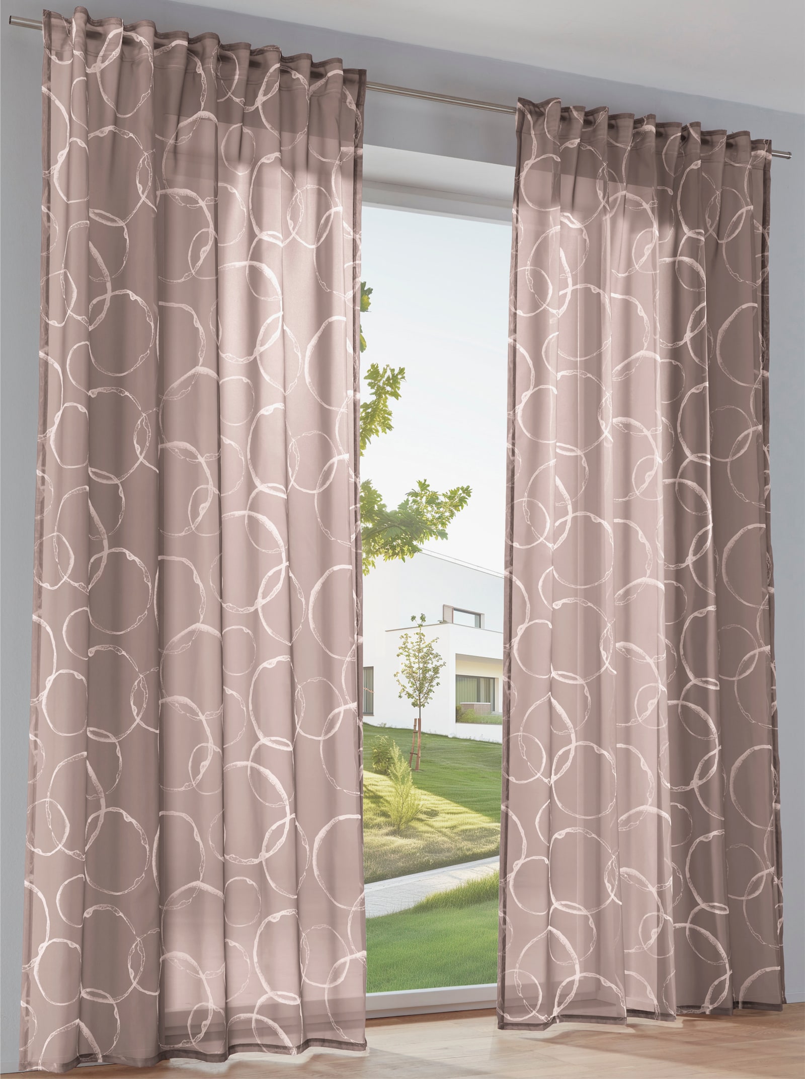 heine home Dekostore - braun-weiss