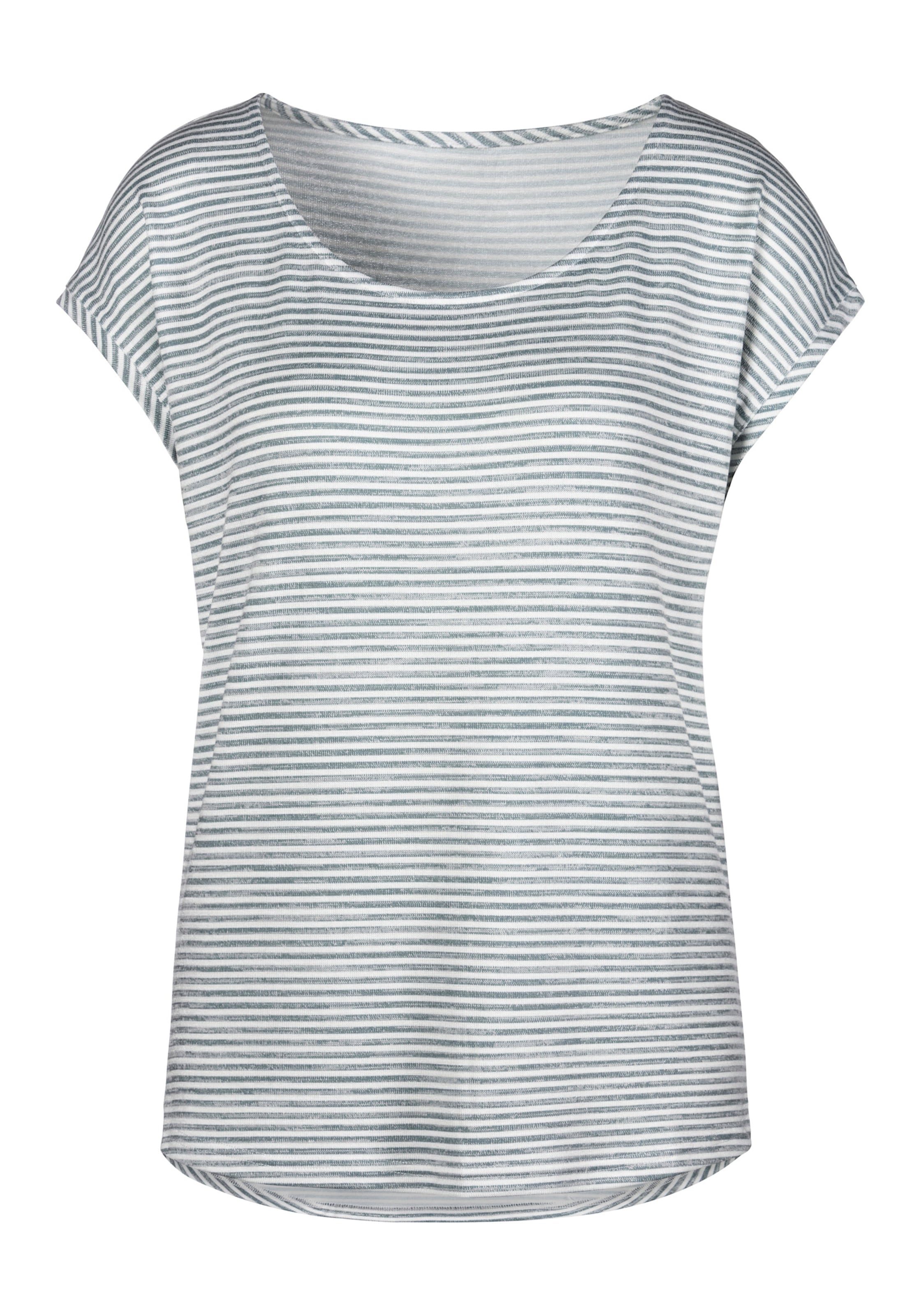 Streifen und günstig Kaufen-T-Shirt in mint von Vivance. T-Shirt in mint von Vivance <![CDATA[T-Shirt von Vivance mit modischem Streifen-Design und 3/4-Ärmeln. Flauschig warme Viskose-Mischung aus 55% Polyester, 42% Viskose, 3% Elasthan.]]>. 