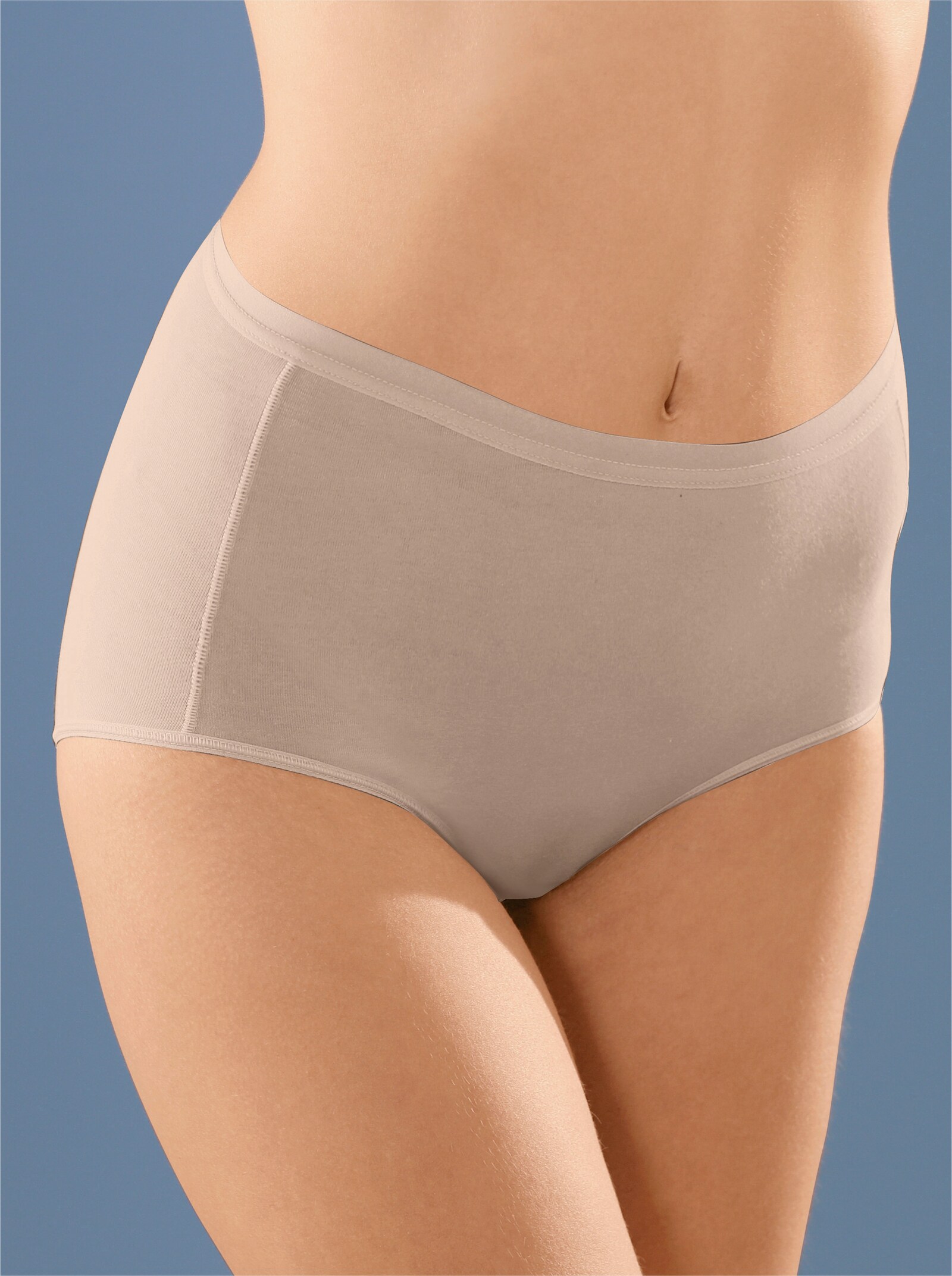 Nina von C. Taillenslip aus Baumwoll-Stretch - elfenbein