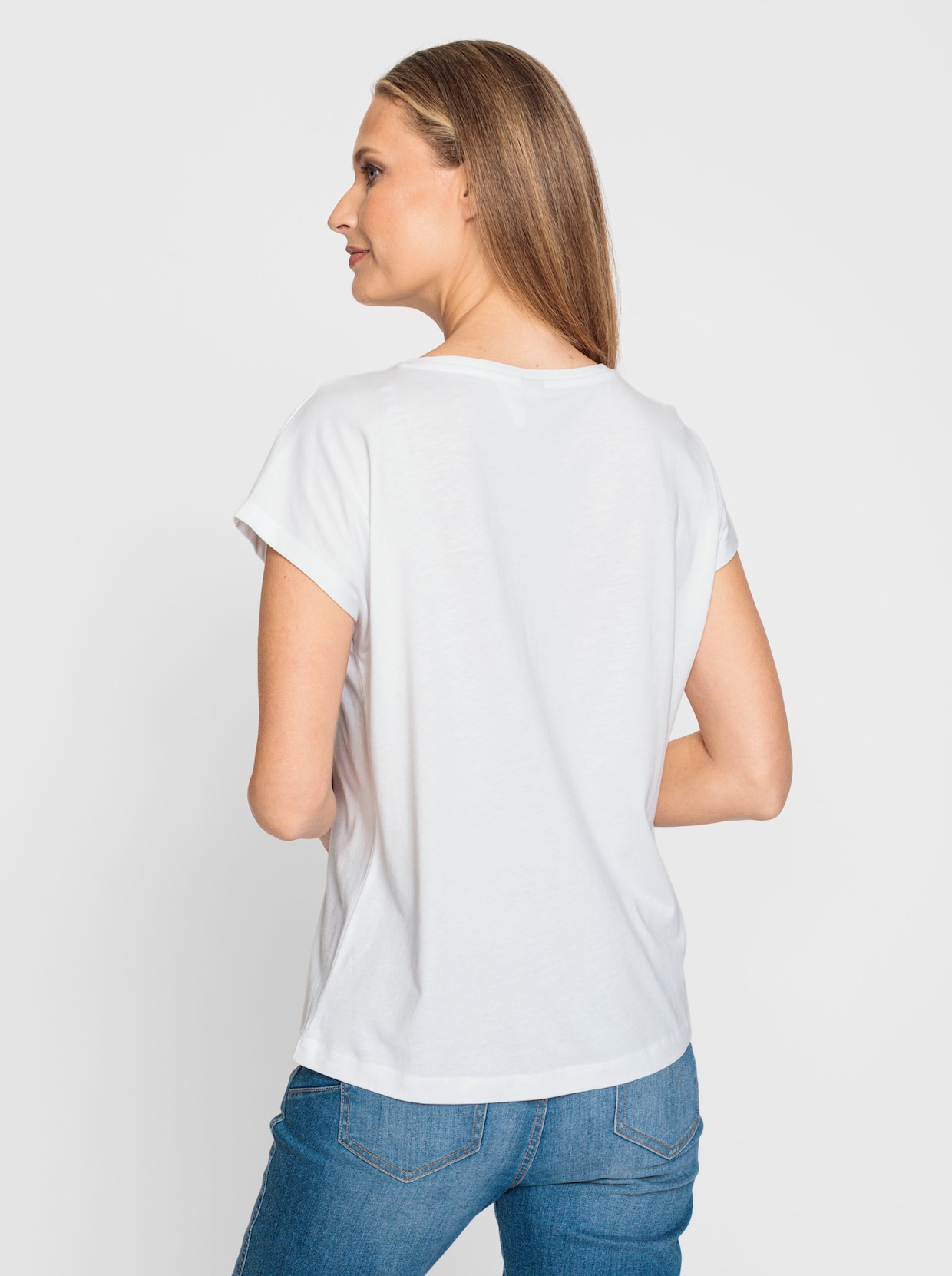 heine Shirt met korte mouwen - wit