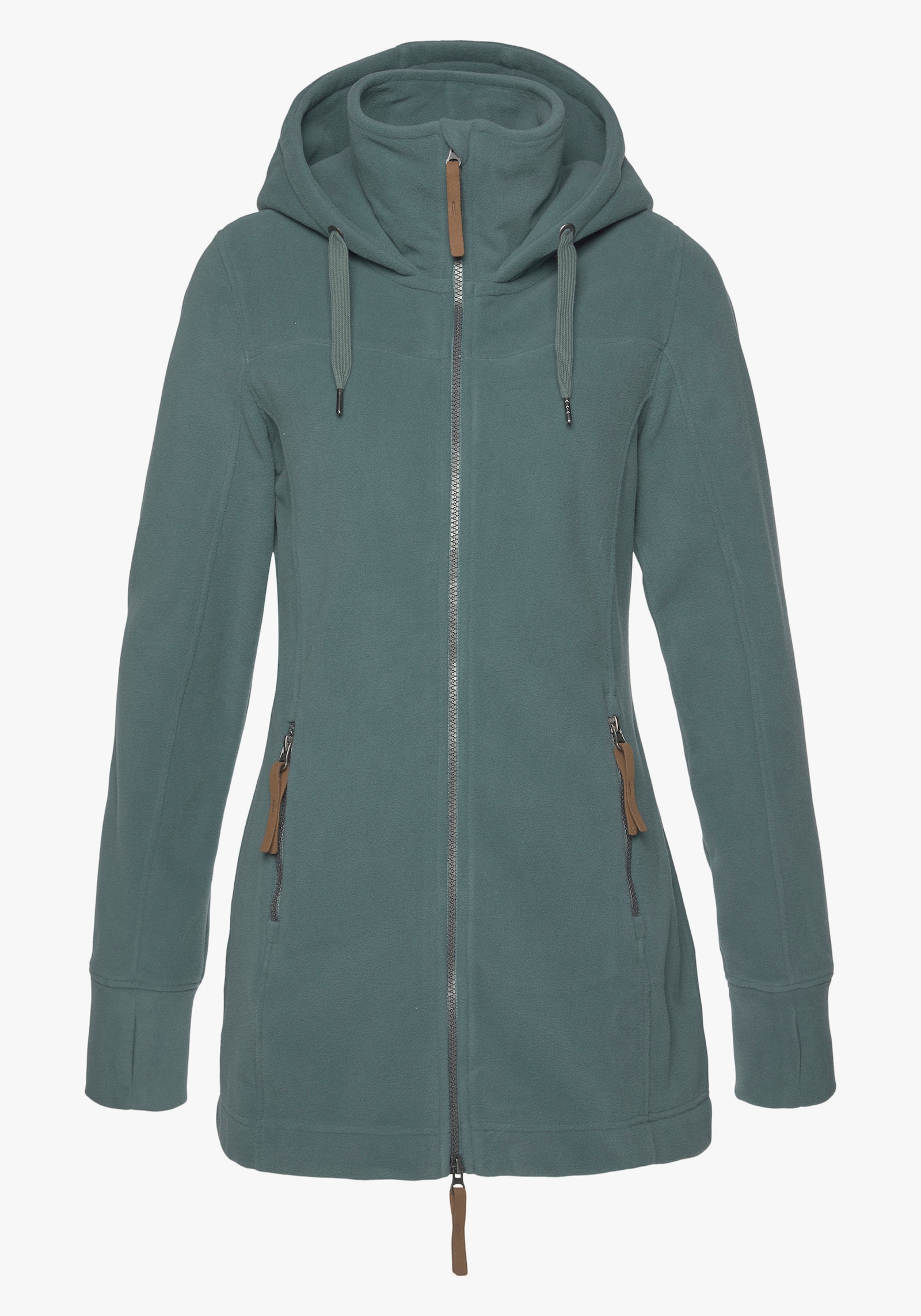 Polarino Fleecejacke - graugrün