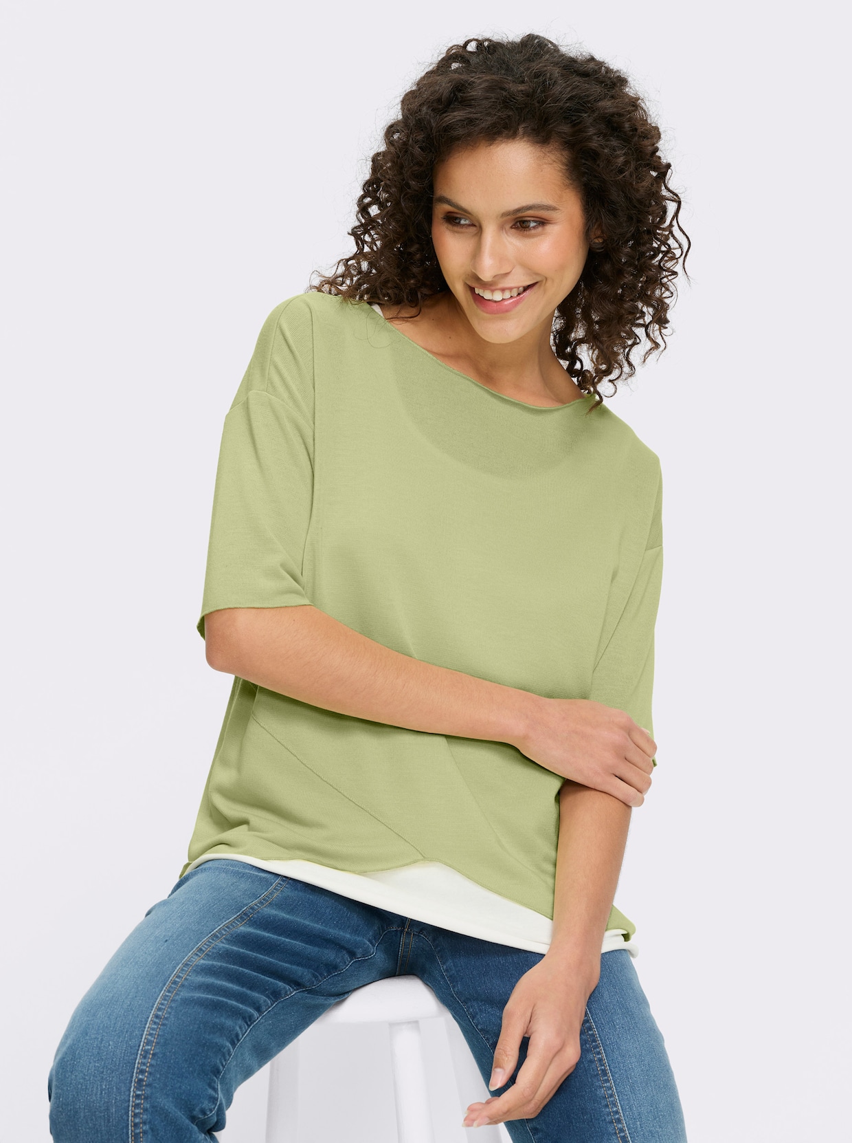 heine 2-in-1-Shirt - pistazie