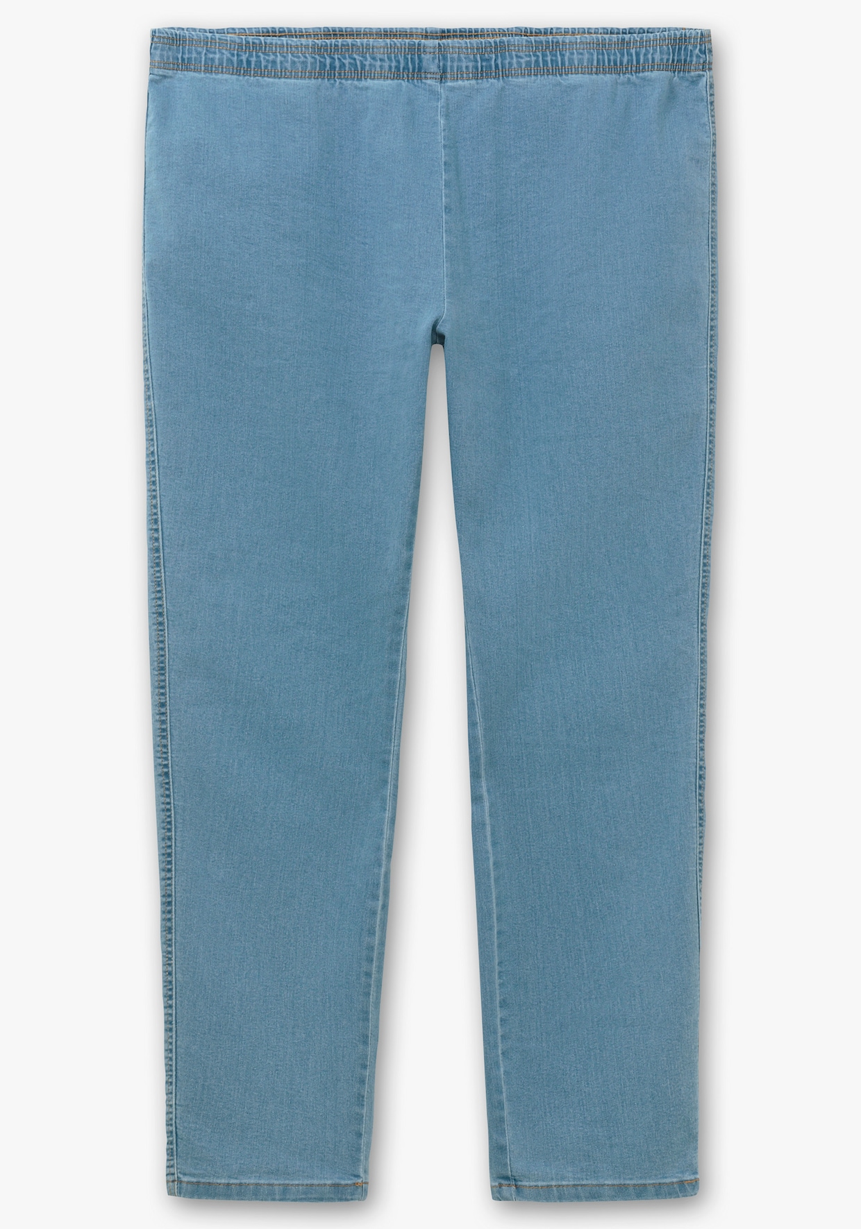 Schlupfjeans schmal geschnitten - blue-bleached