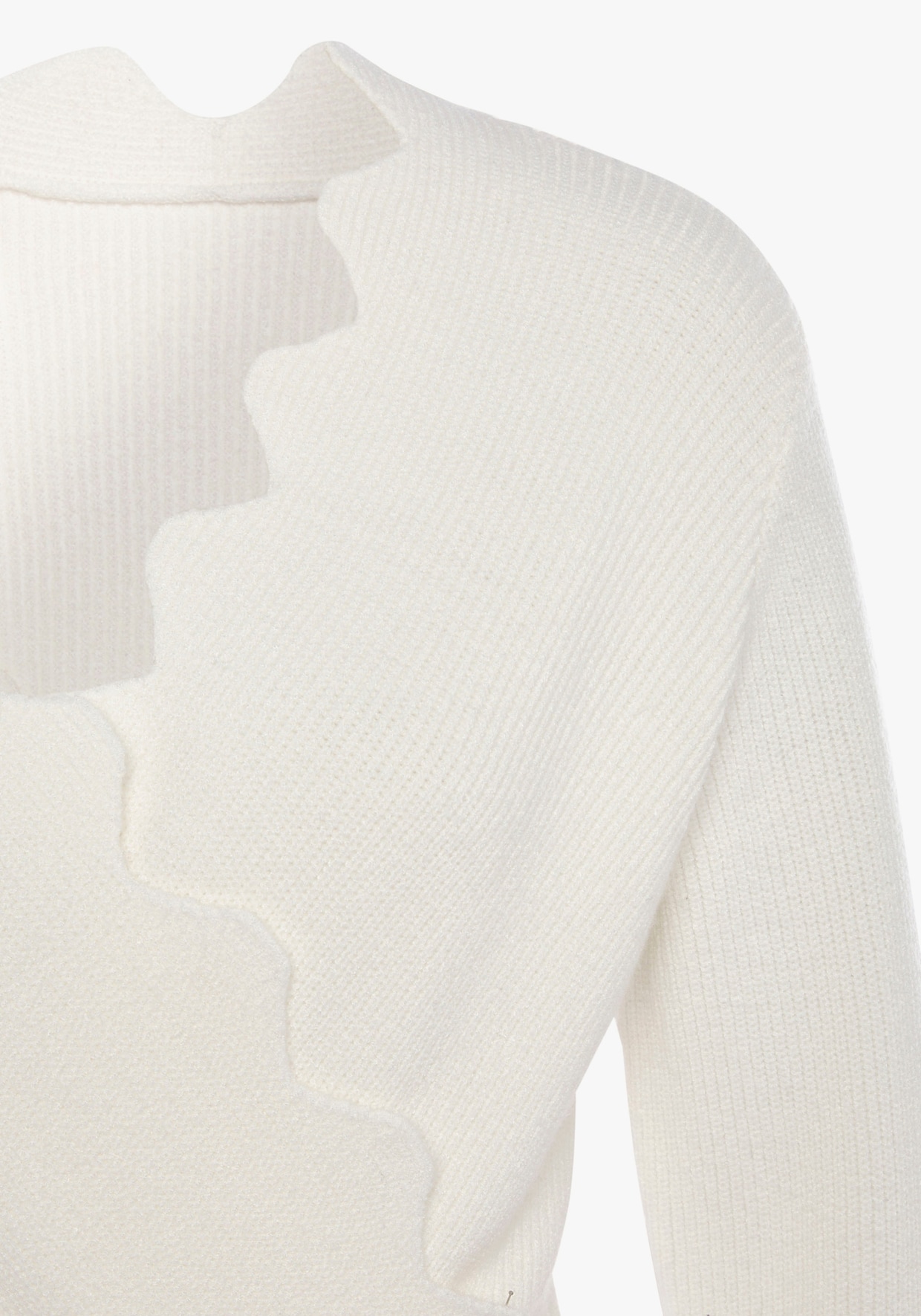 LASCANA Pull en tricot - blanc