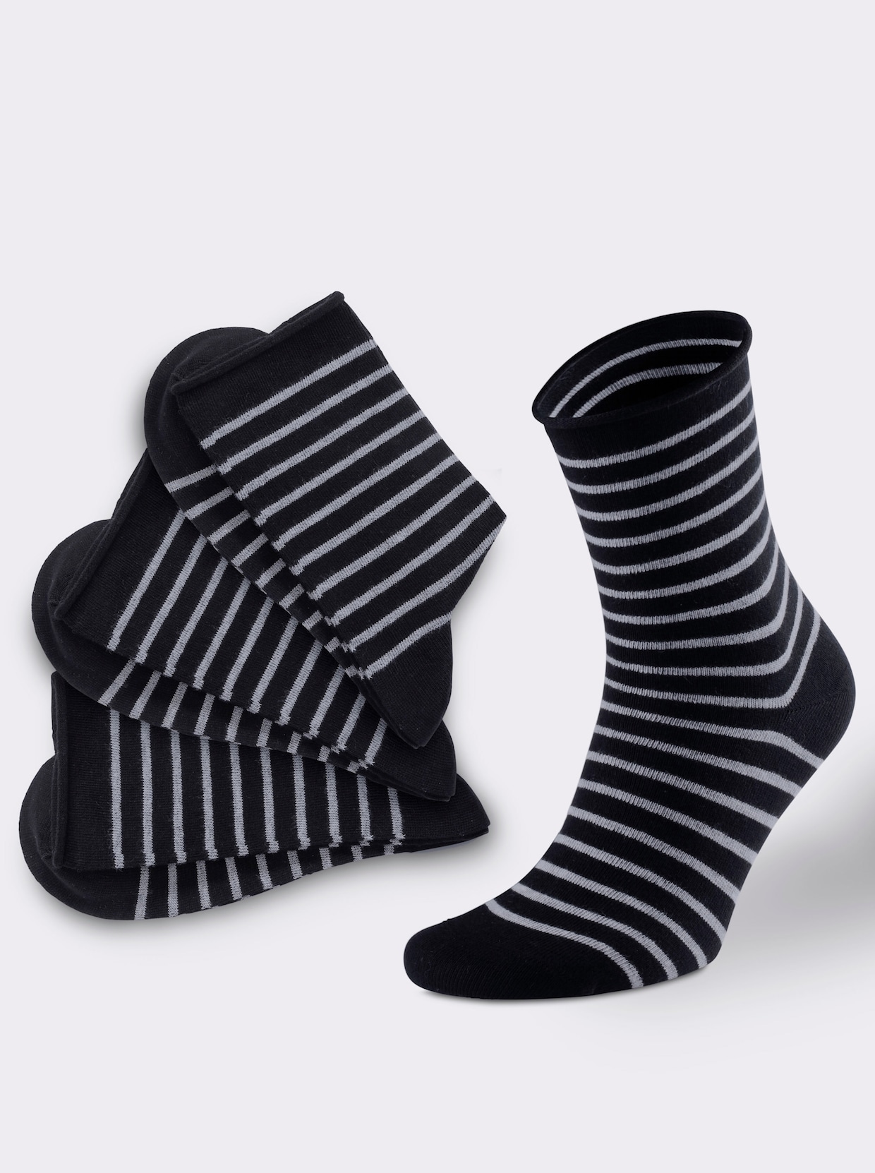 wäschepur Dámske ponožky - čierna