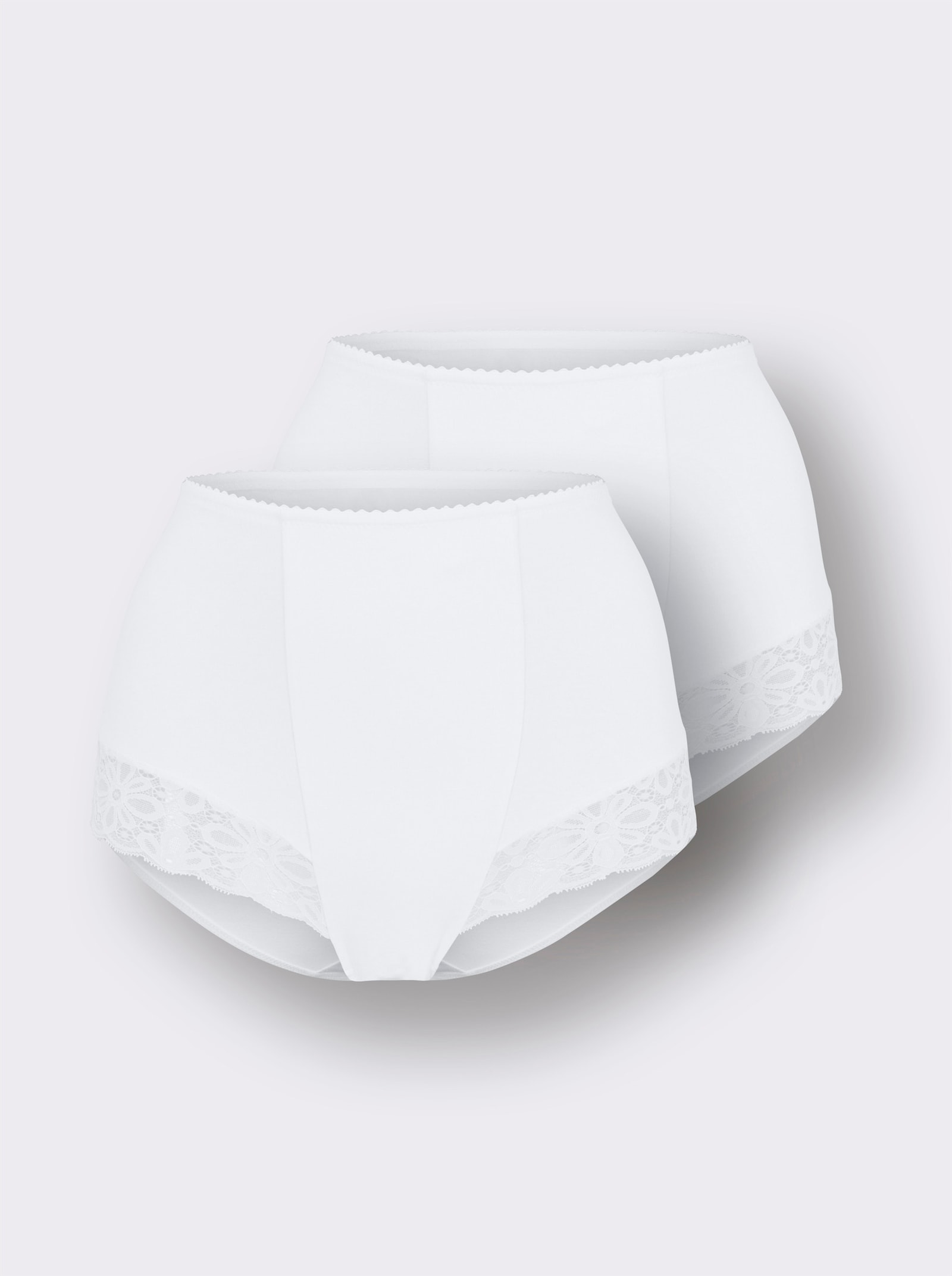 wäschepur Formslip im Doppelpack - weiß