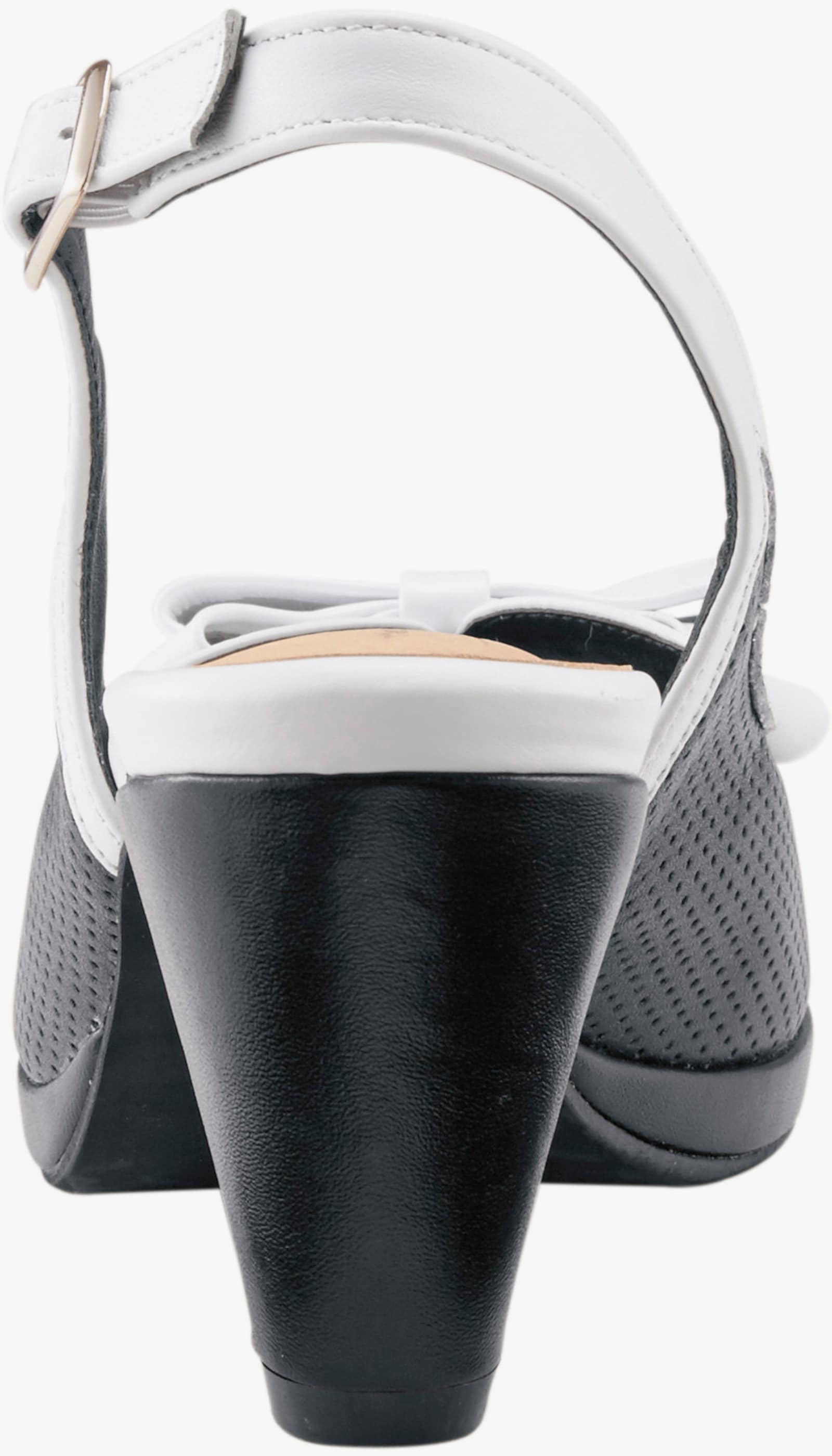 Andrea Conti Sandales - noir-blanc