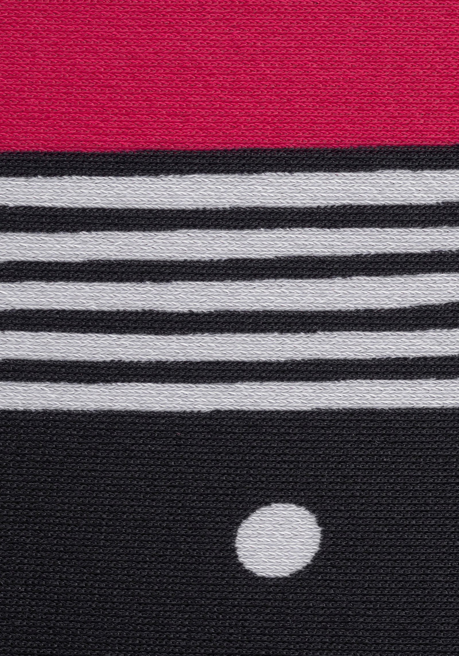 LASCANA Badeanzug - schwarz-rot