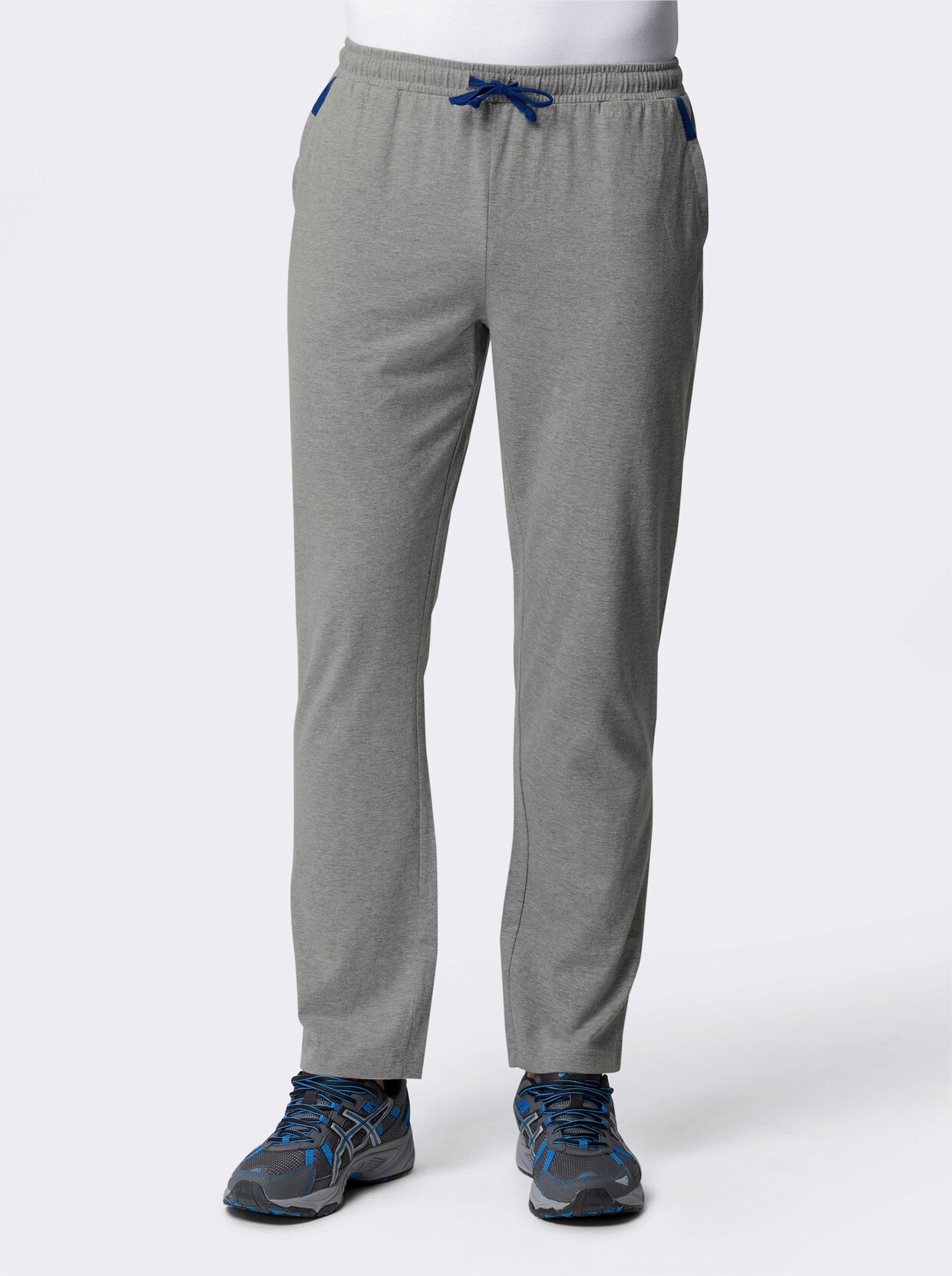 Vrijetijdsbroek - lichtgrijs gemêleerd