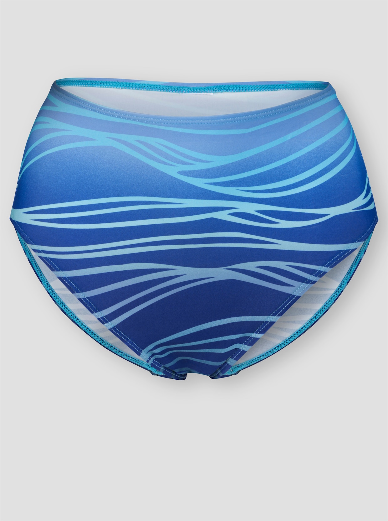 feel good bikini - aqua/middenblauw bedrukt