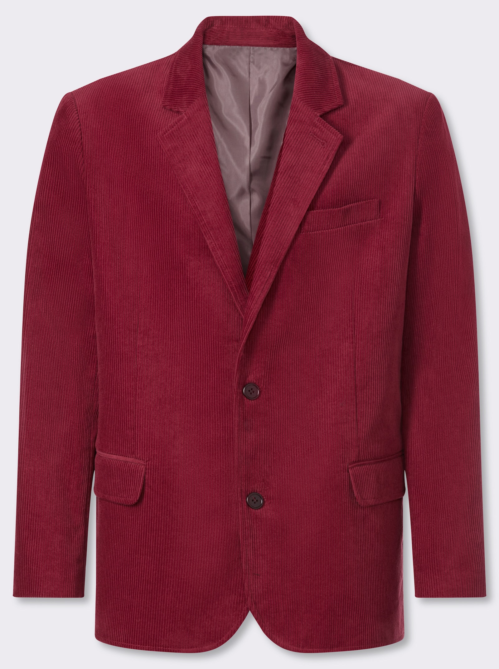 Marco Donati Sakko aus Cord, reine Baumwolle - dunkelrot
