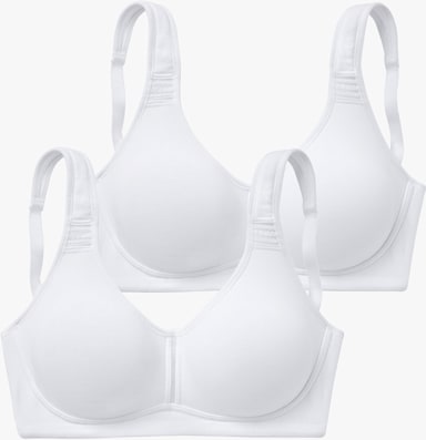 petite fleur Soutien-gorge spécial T-shirt - 2x blanc