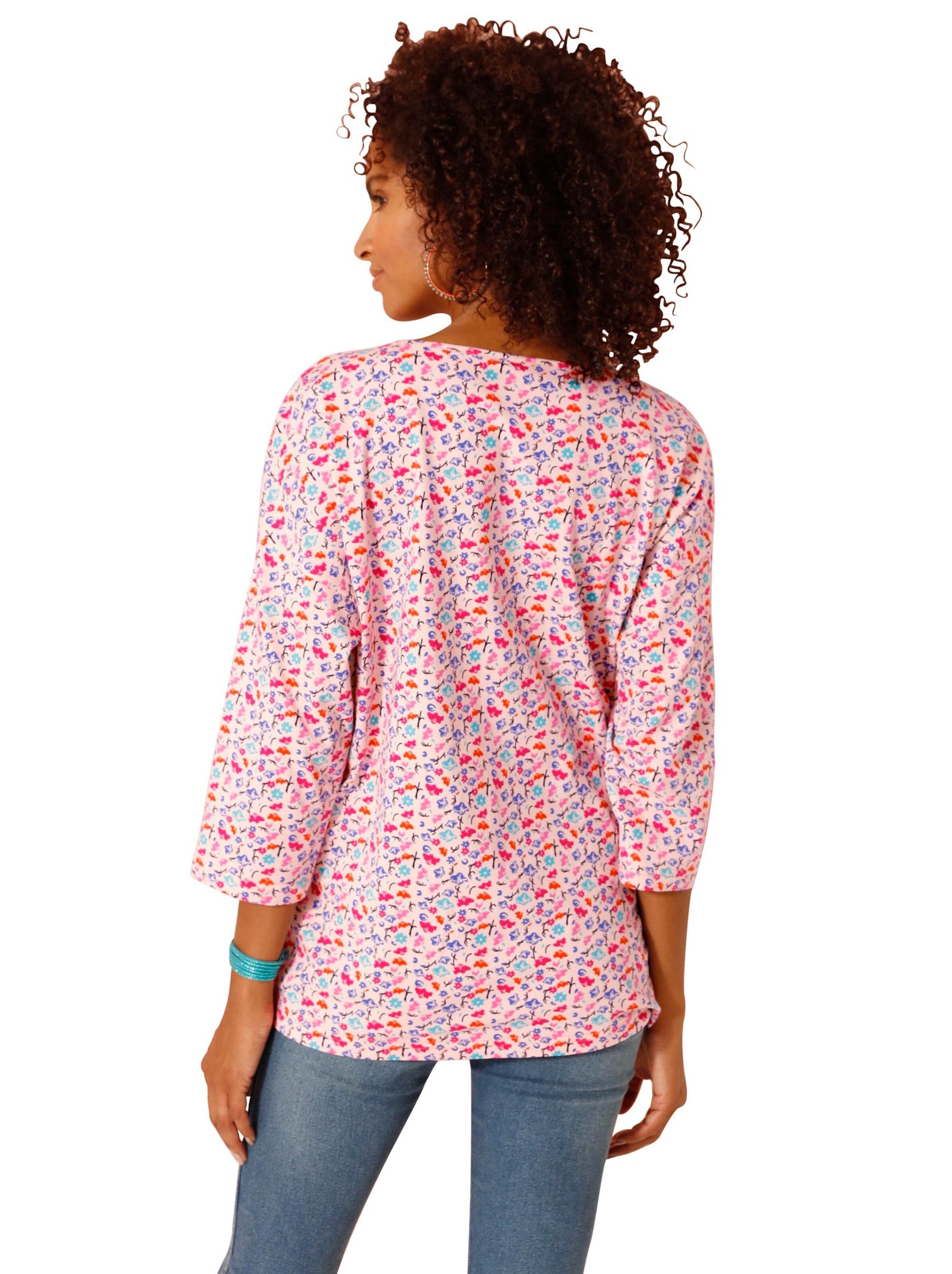 Shirt - rosé-bedruckt