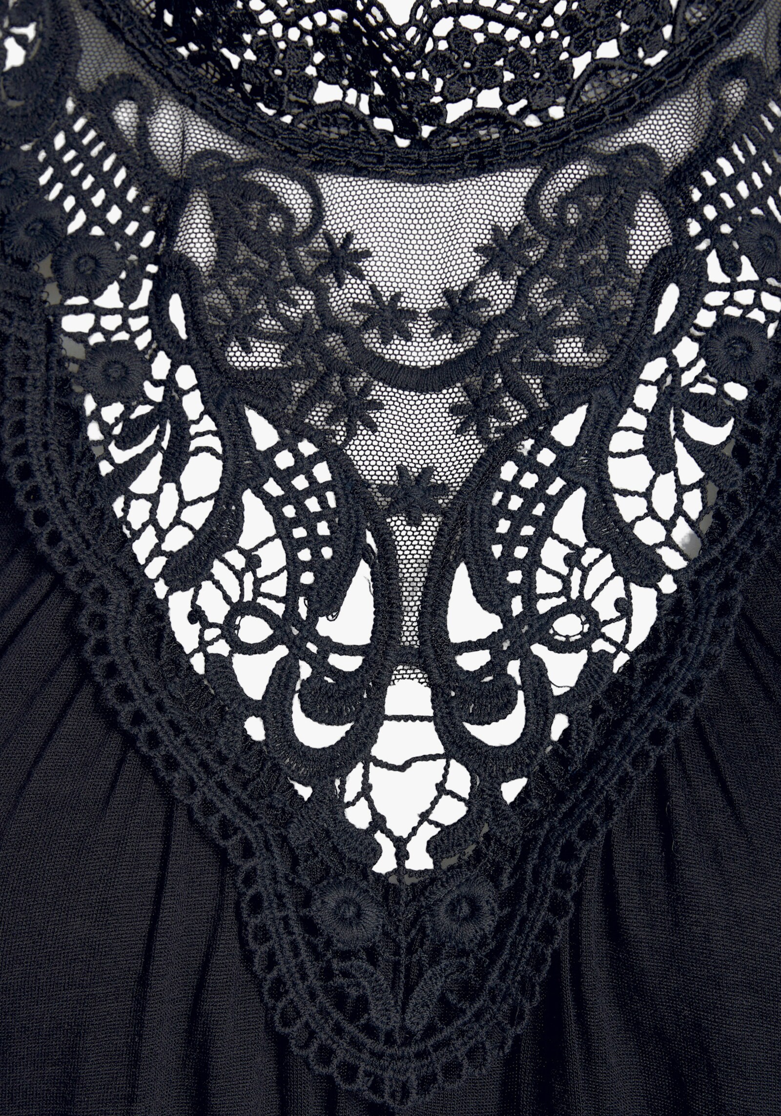 LASCANA Débardeur en dentelle - noir