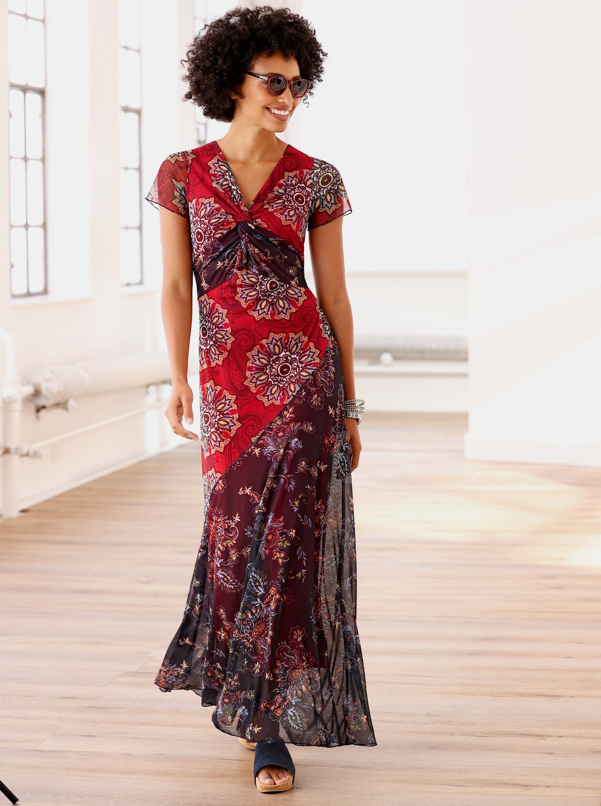 heine Jurk met print - bont