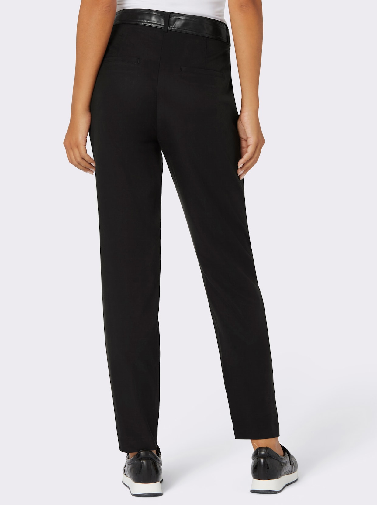 Pantalon plissé - noir