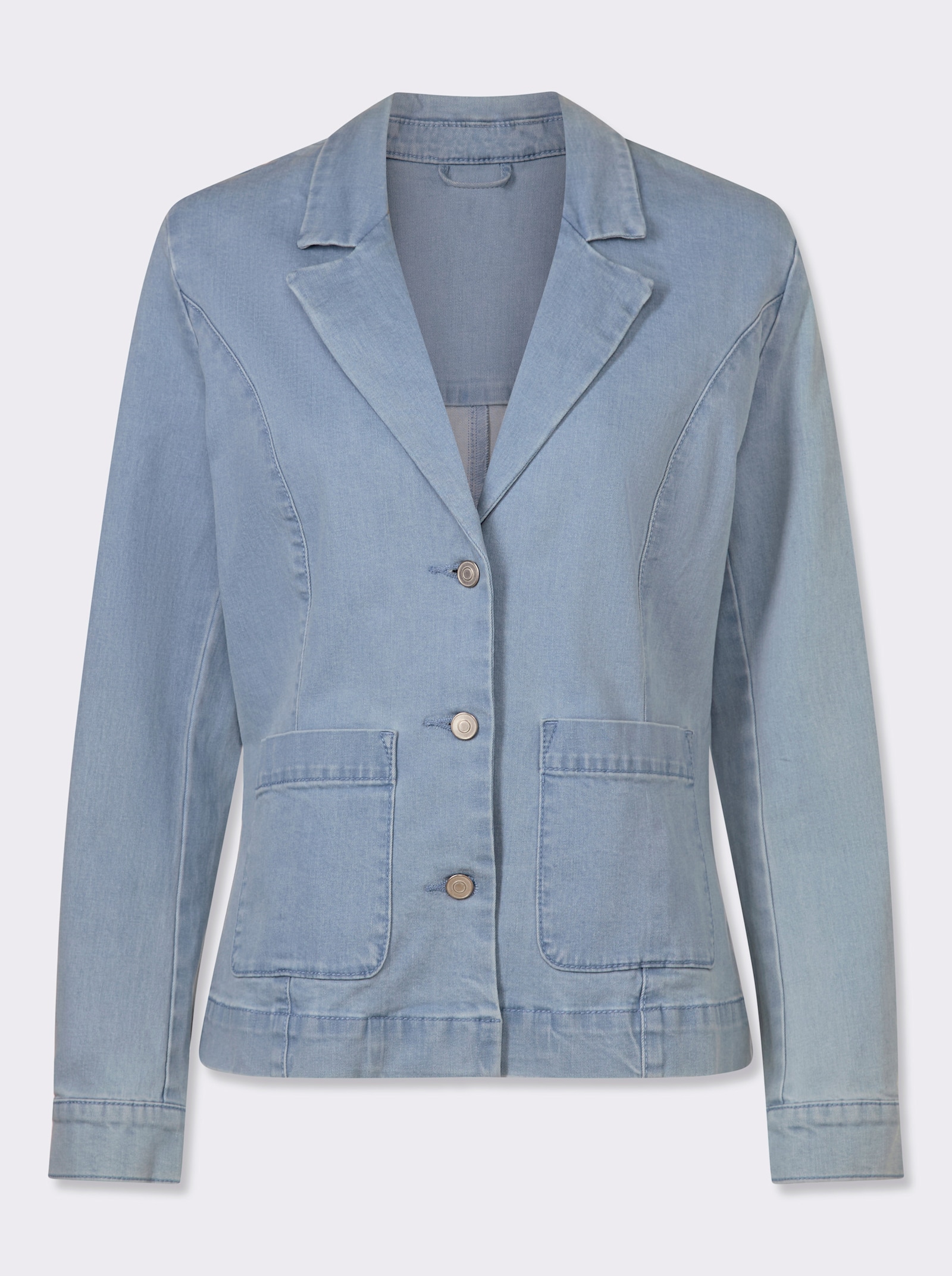 heine Jeansblazer in Stonewashed-Optik - blue-bleached