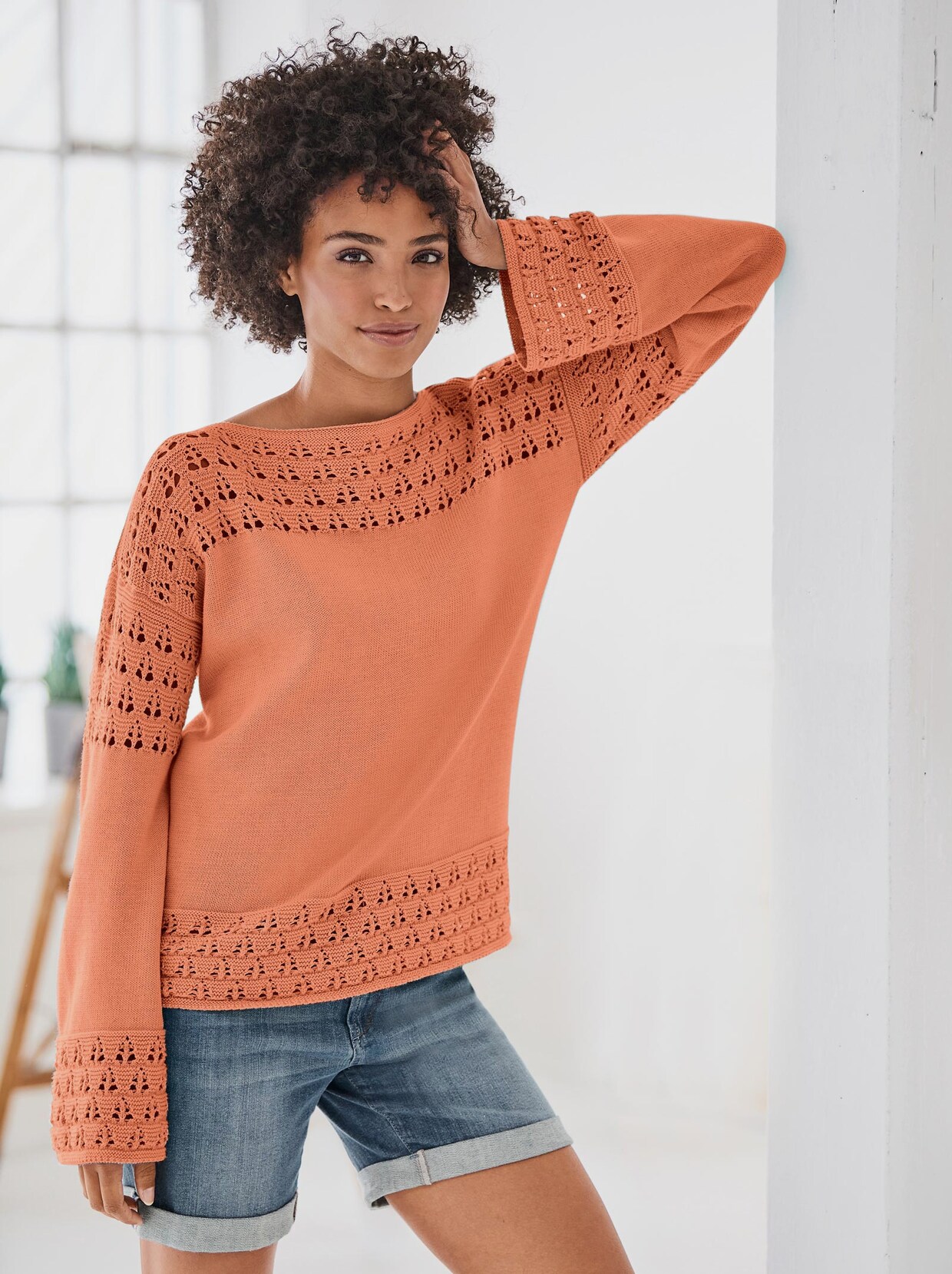 Linea Tesini Pullover - mandarine