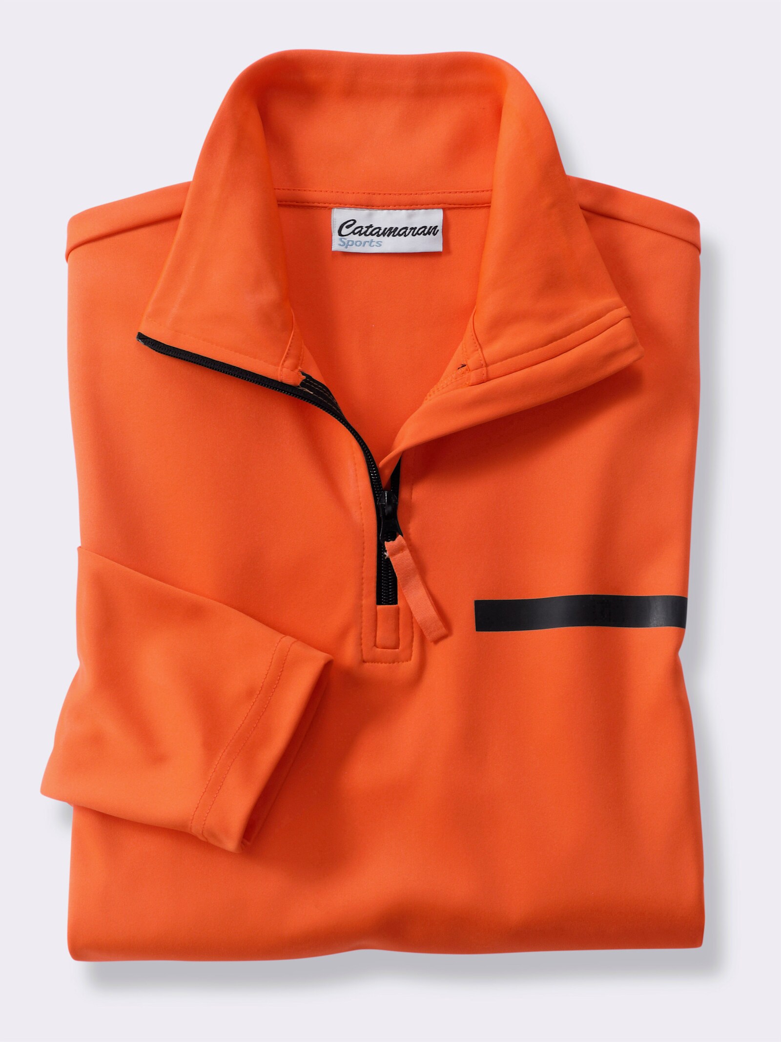 Catamaran Sports Sweatshirt in Interlock-Qualität - orange
