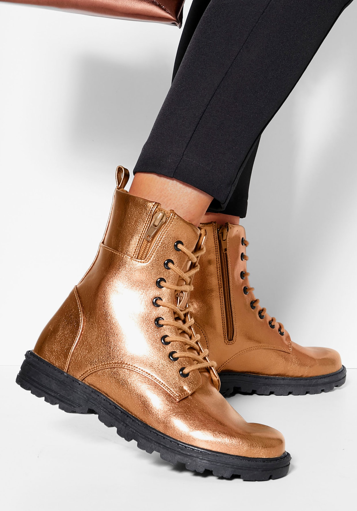 LASCANA Bottines - couleur bronze