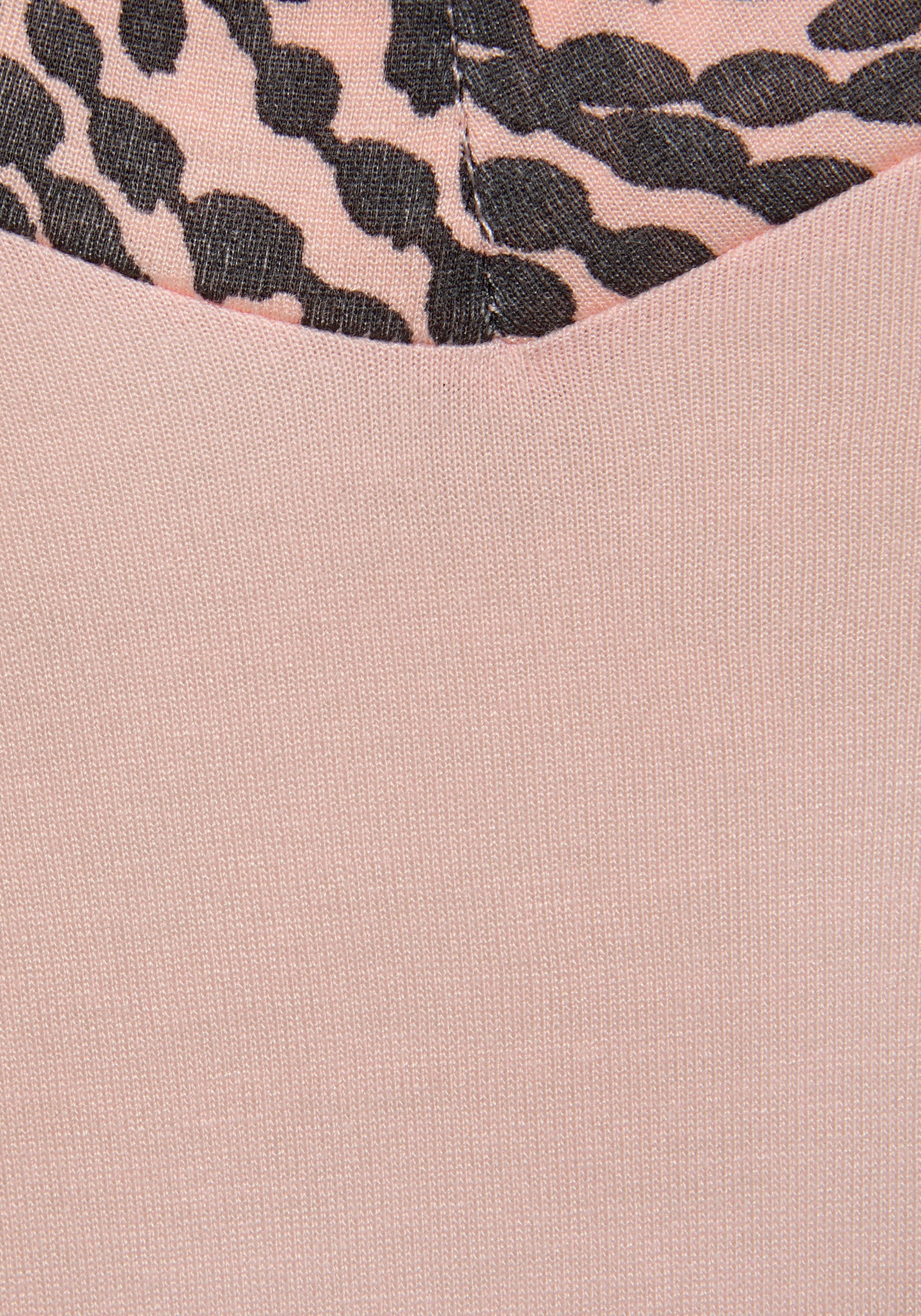 LASCANA Déshabillé - rose-anthracite à motif