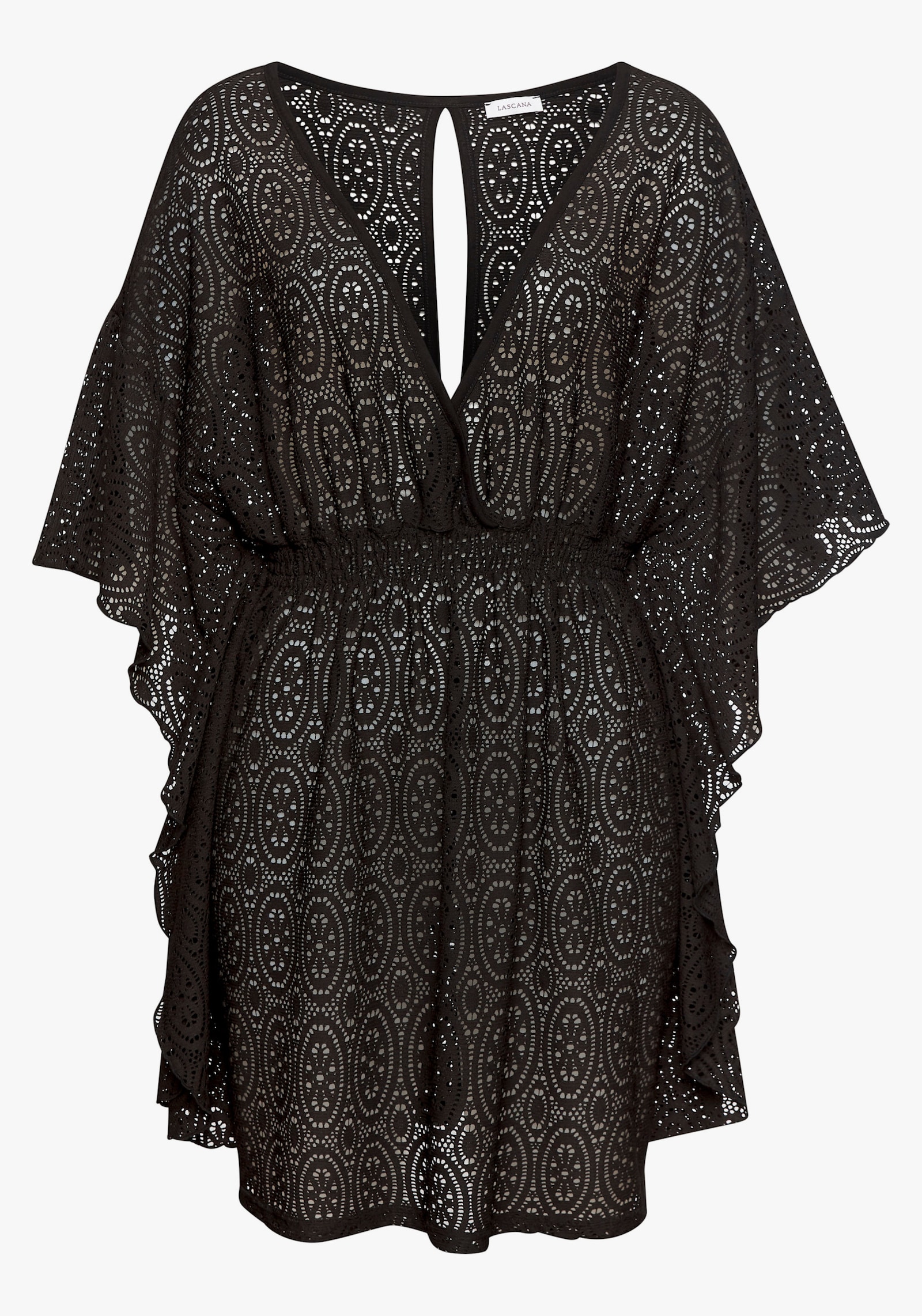 LASCANA Longbluse - schwarz