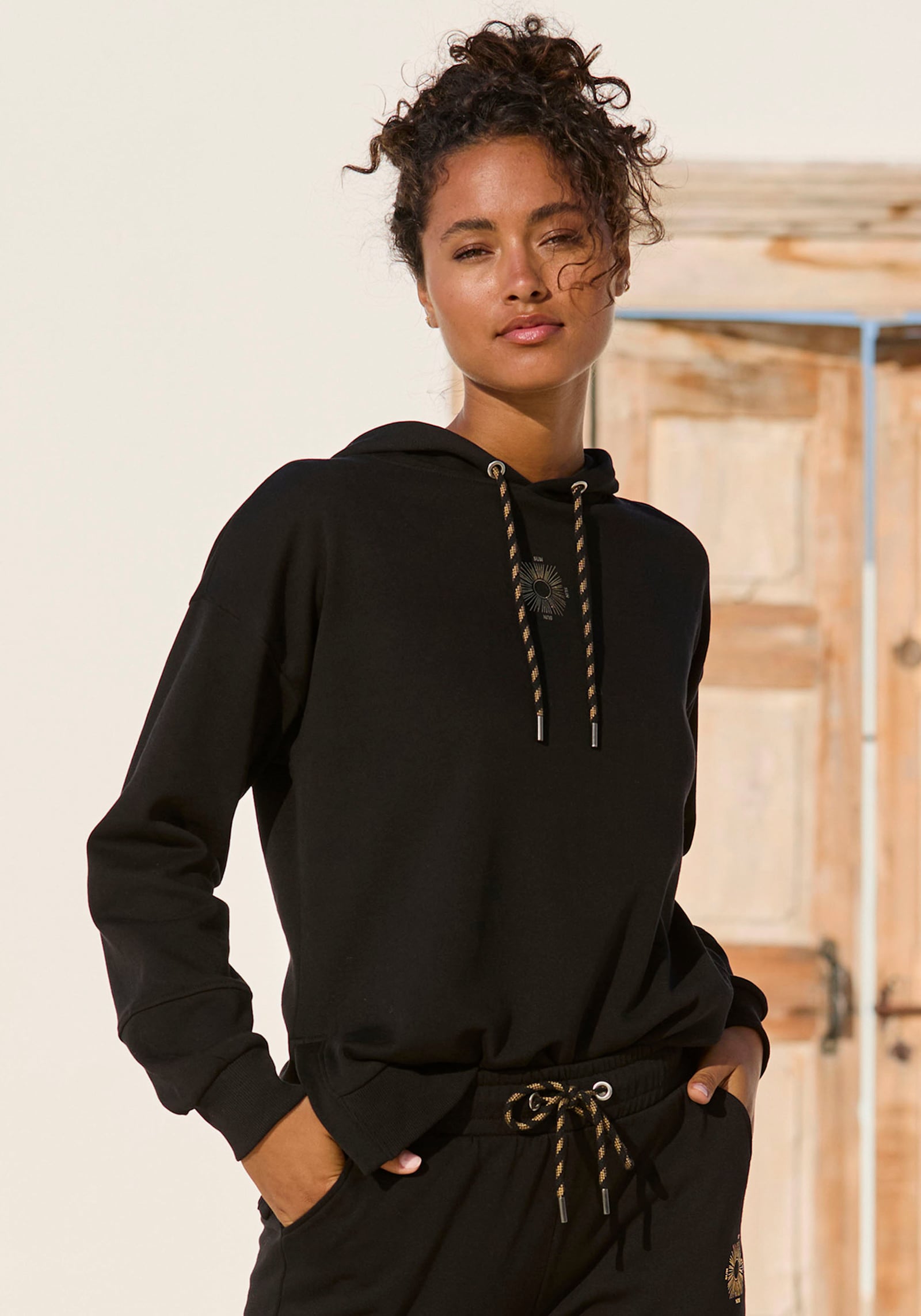 Buffalo Hoodie - schwarz