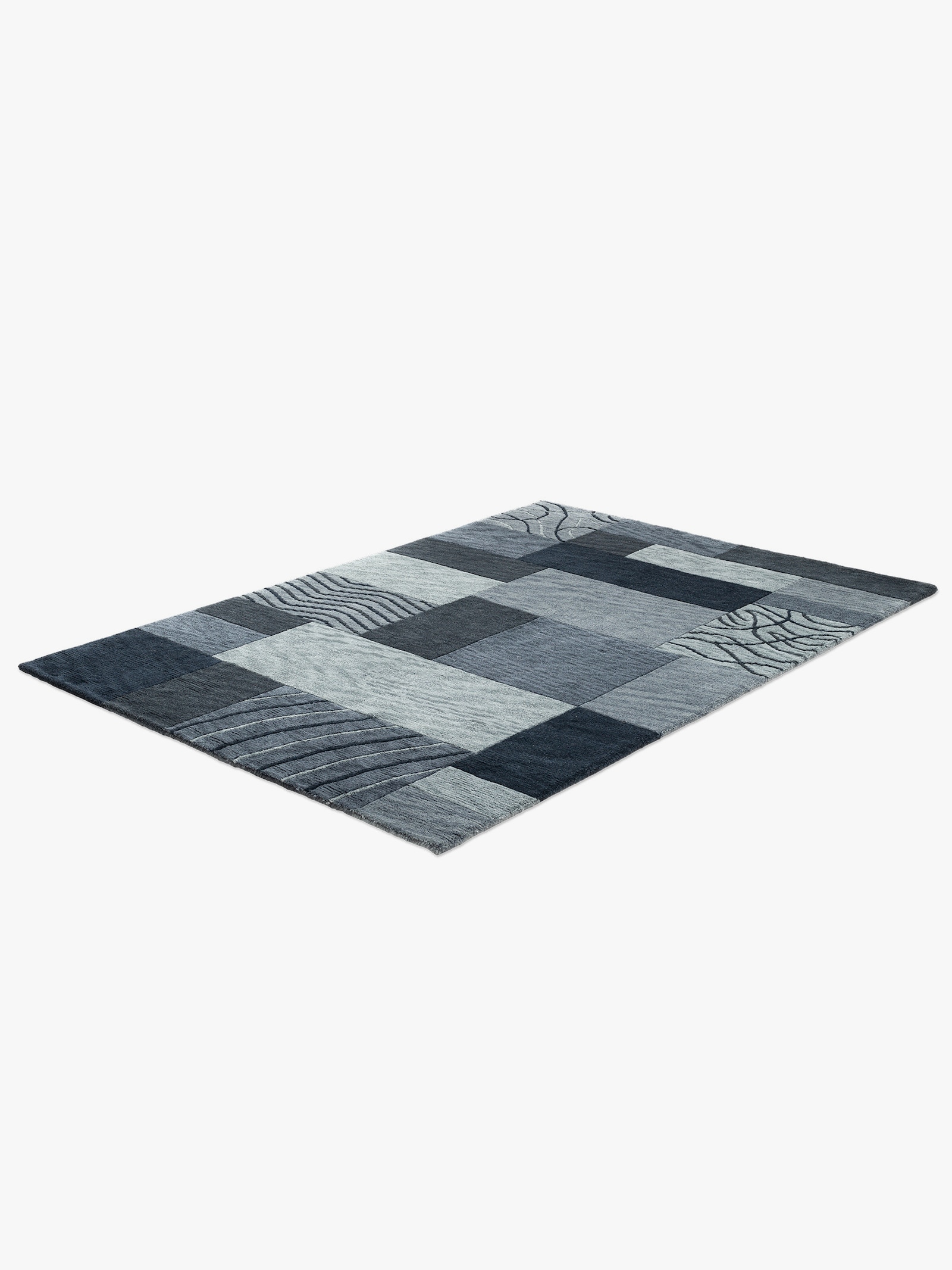 Theko Teppich - anthrazit
