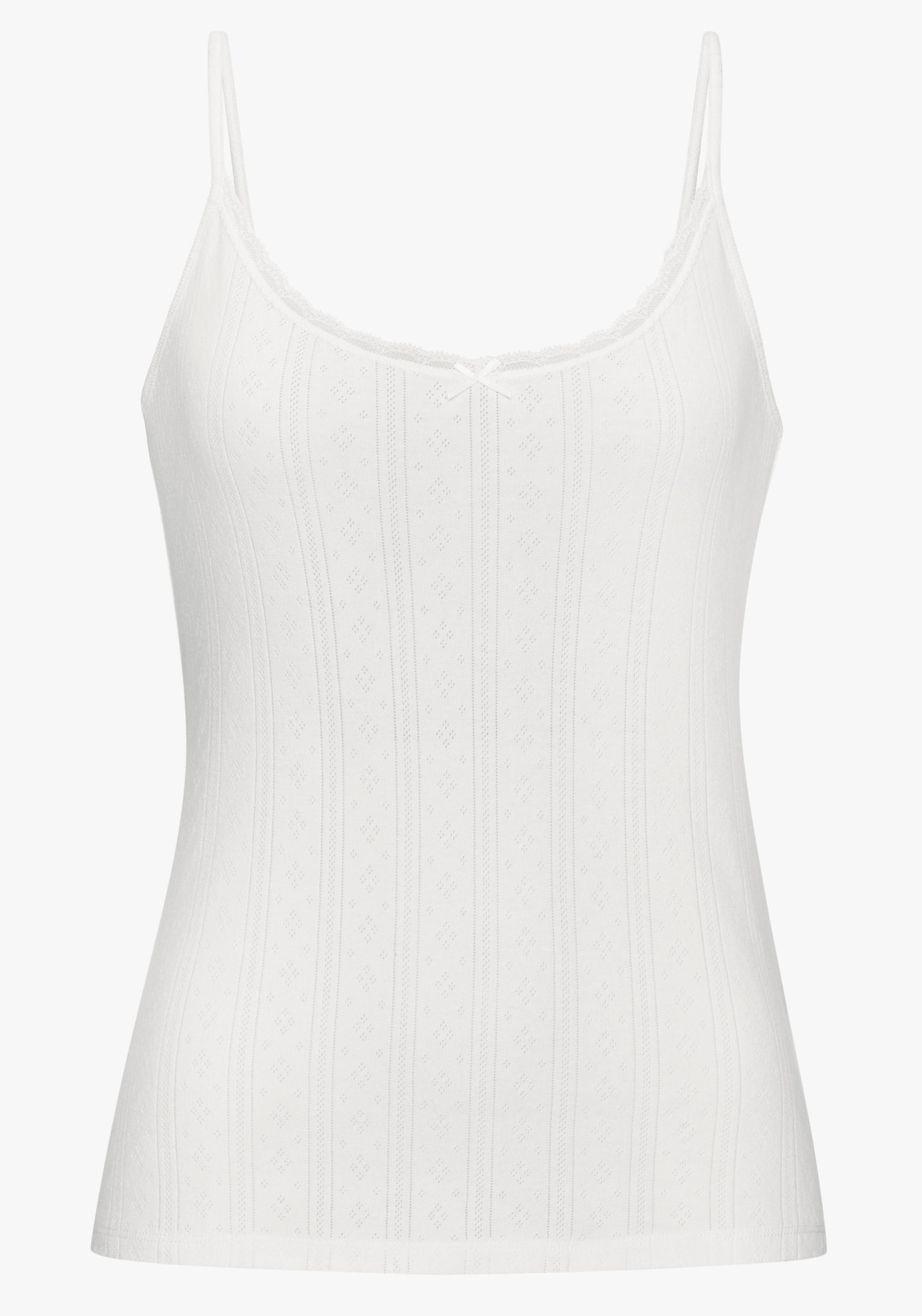 Vivance Unterhemd - grau meliert, creme