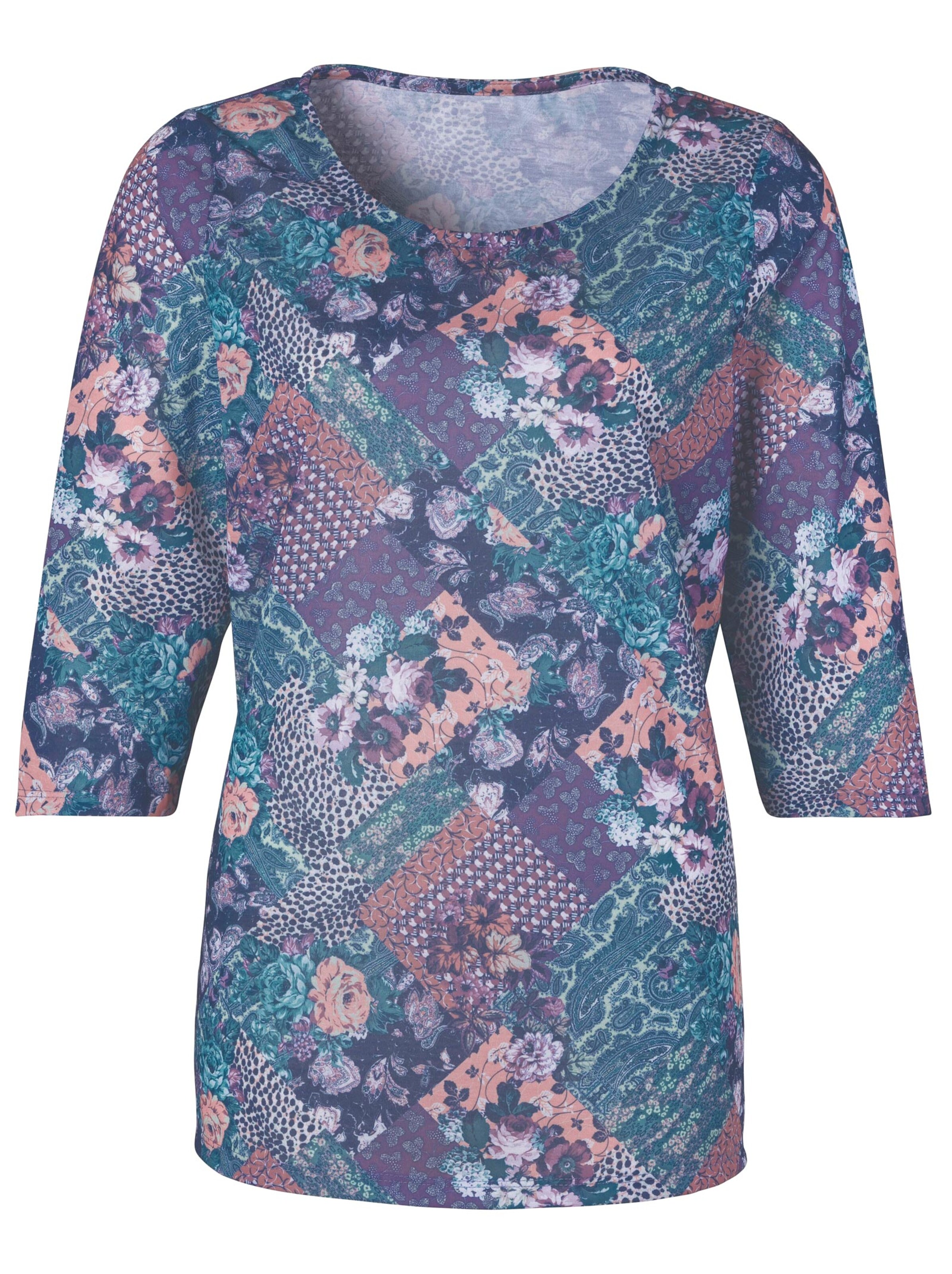Shirt - orchidee-gemustert
