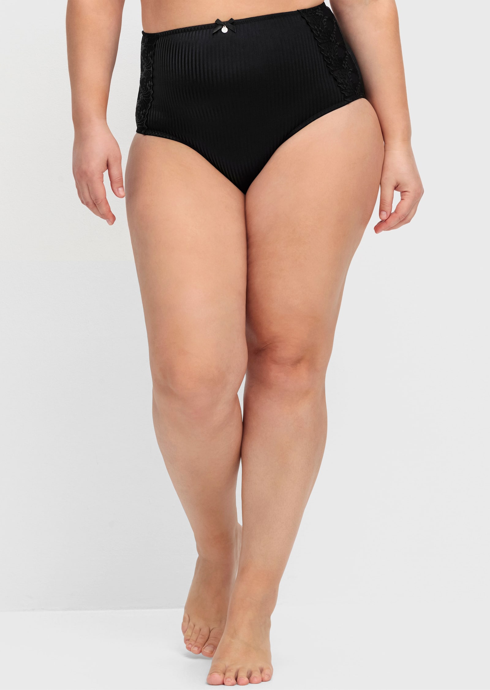 sheego Formslip im Doppelpack, mit Shapingeinsatz - schwarz + schwarz