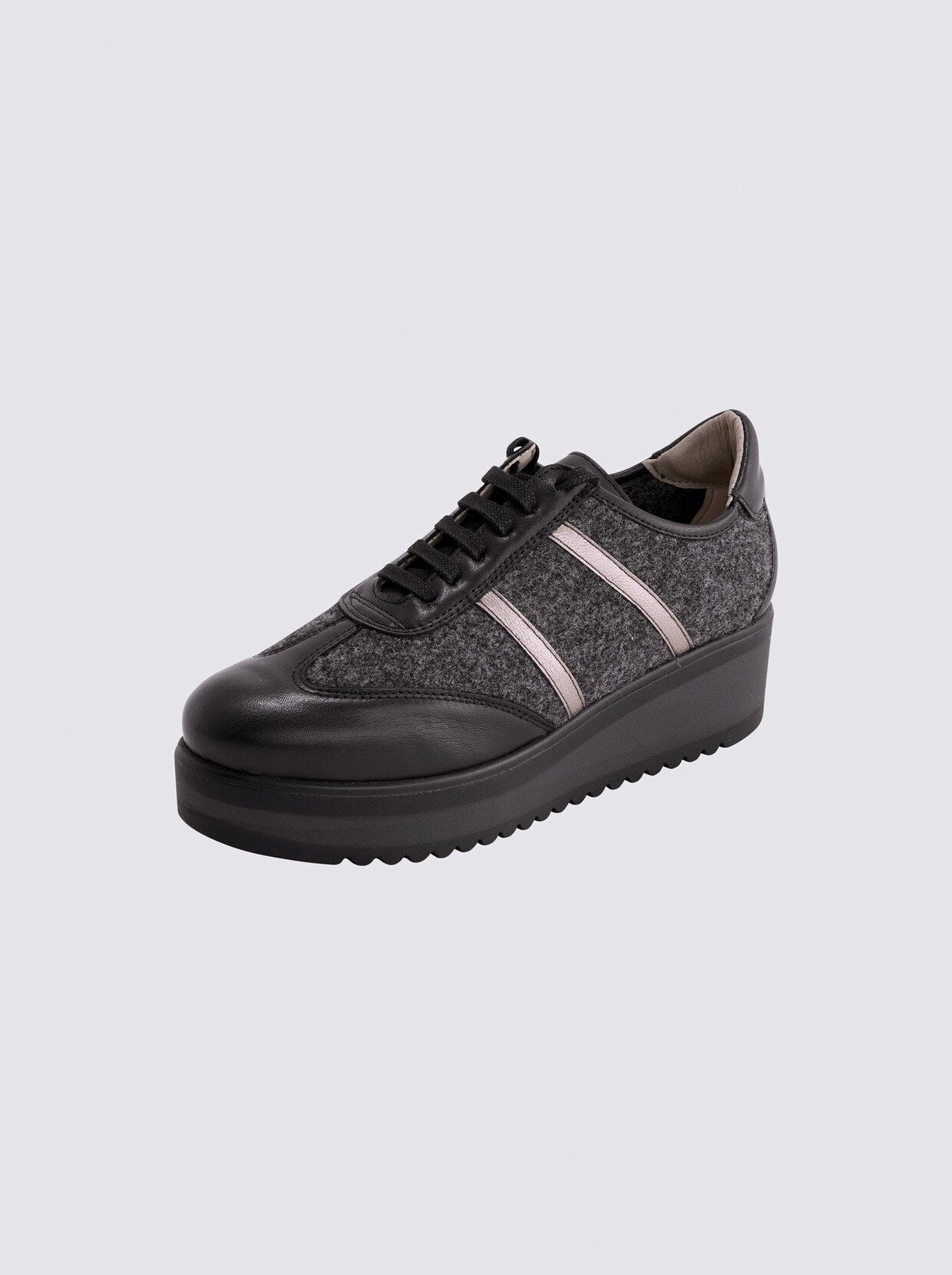 heine Sneaker - anthra-schwarz
