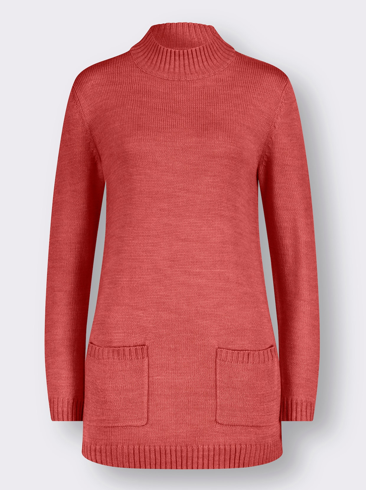 Lange pullover - grapefruit