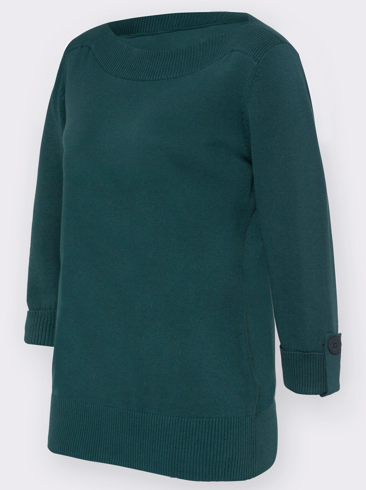 3/4 Arm-Pullover - tanne