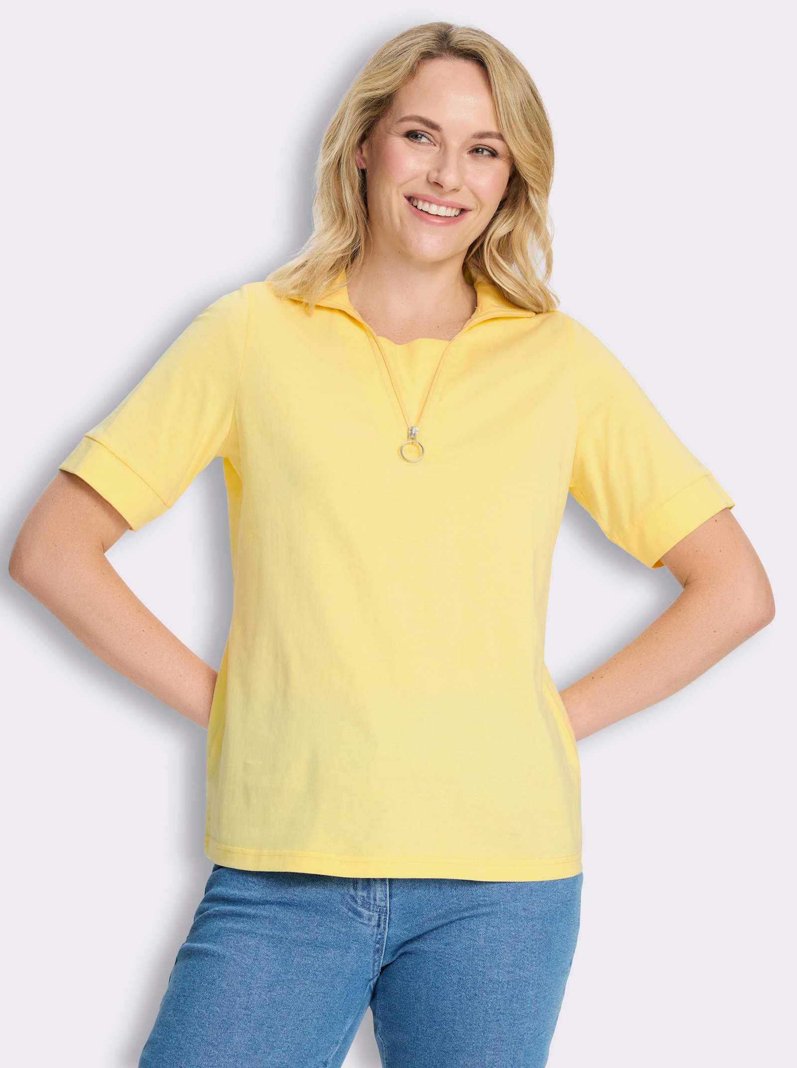 Poloshirt - zitrone