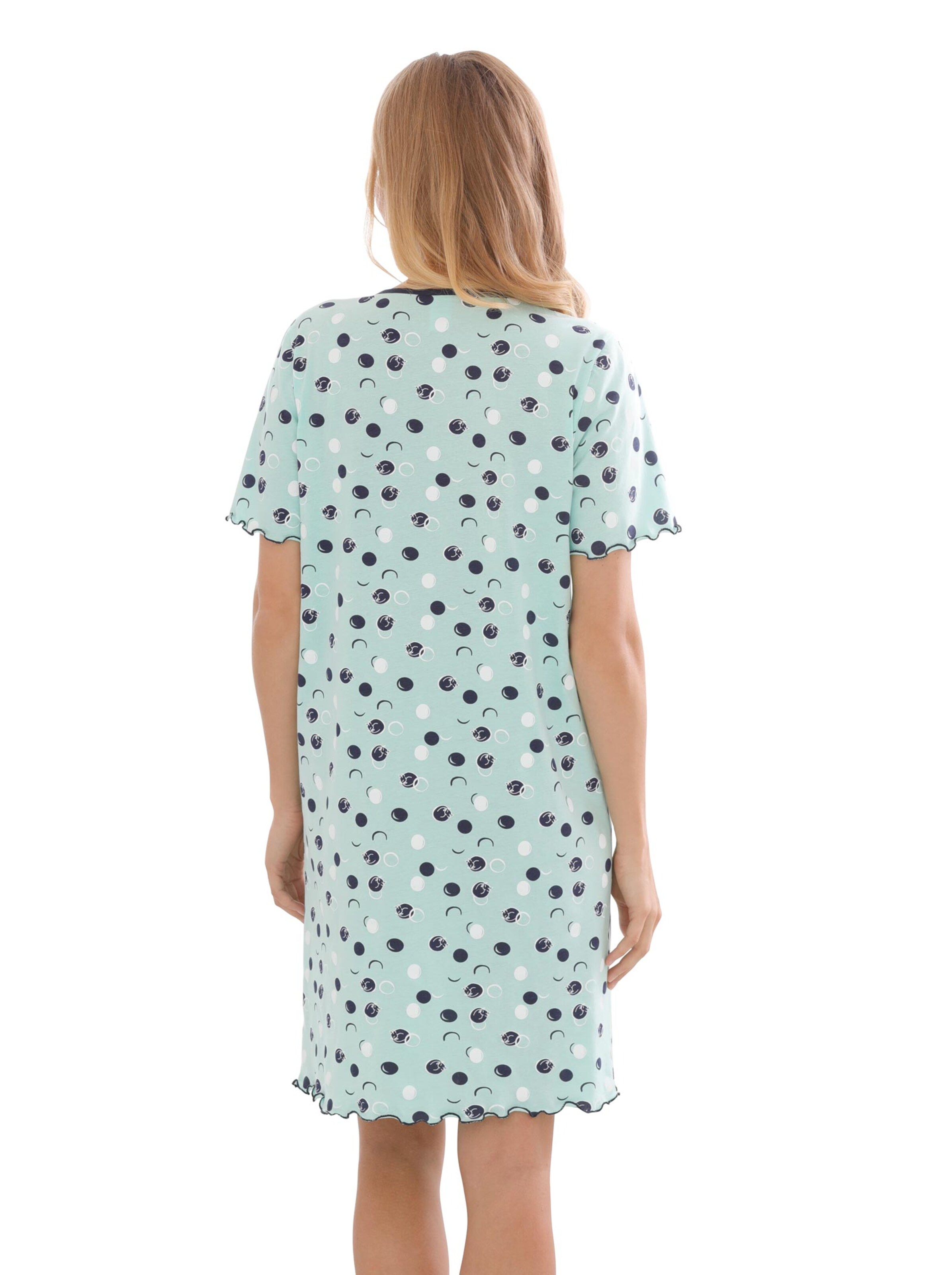 Nachthemd - mint-bedruckt