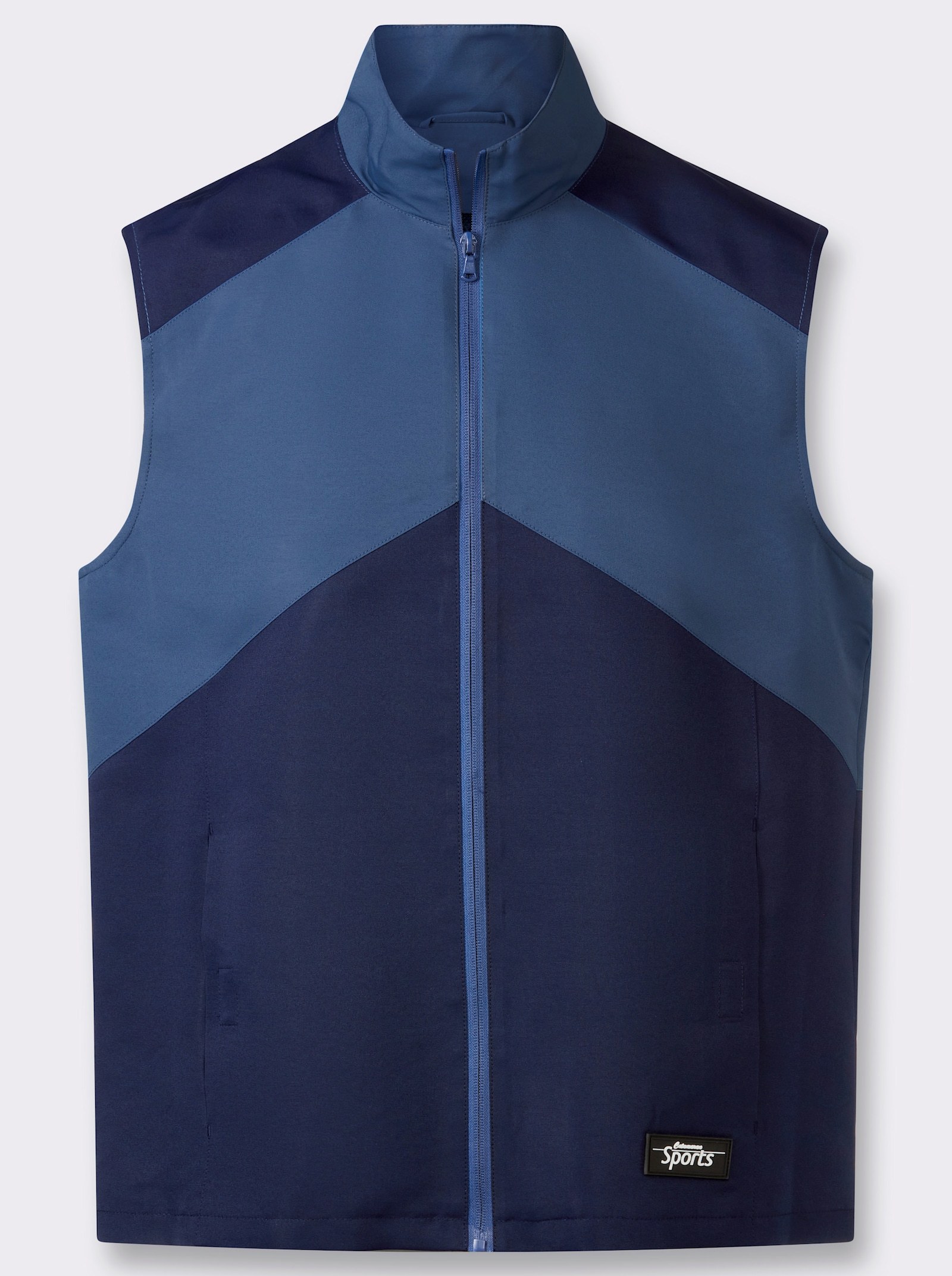 Catamaran Sports Funktionsweste mit Kontrast-Reißverschluss - jeansblau-marine