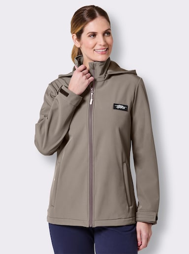 Catamaran Sports Funktionsjacke mit Fleece-Innenseite - taupe